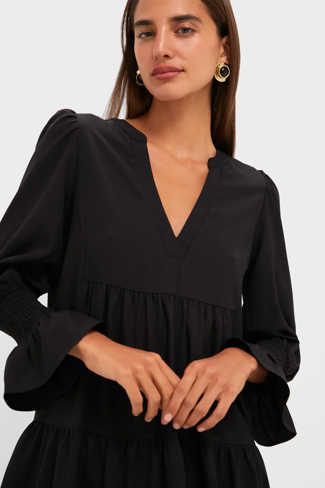 Black Crepe Kenzo Dress - Image 5