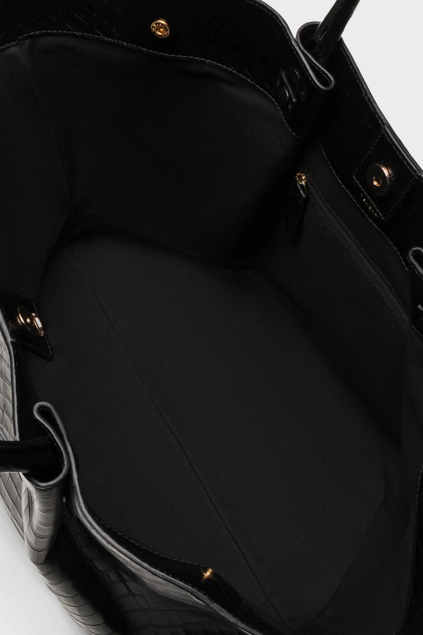 Black Croc New York Bag - Image 4