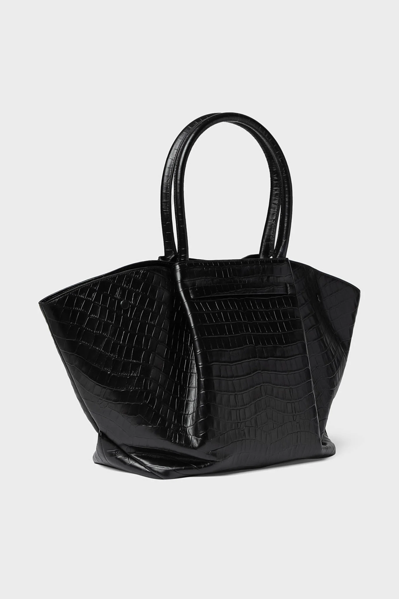 Black Croc New York Bag - Image 5