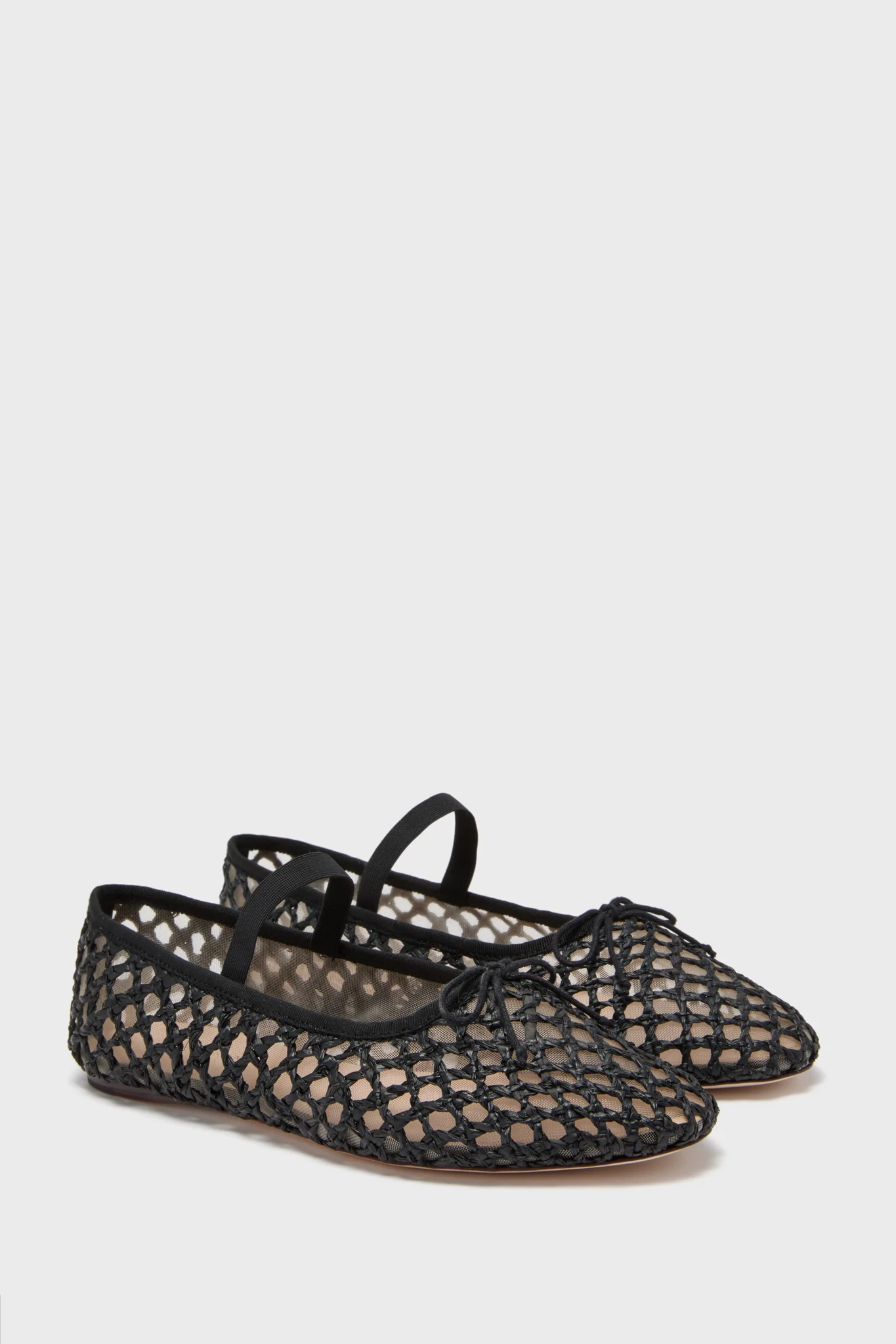 Black Crochet Leonie Flats - Image 4
