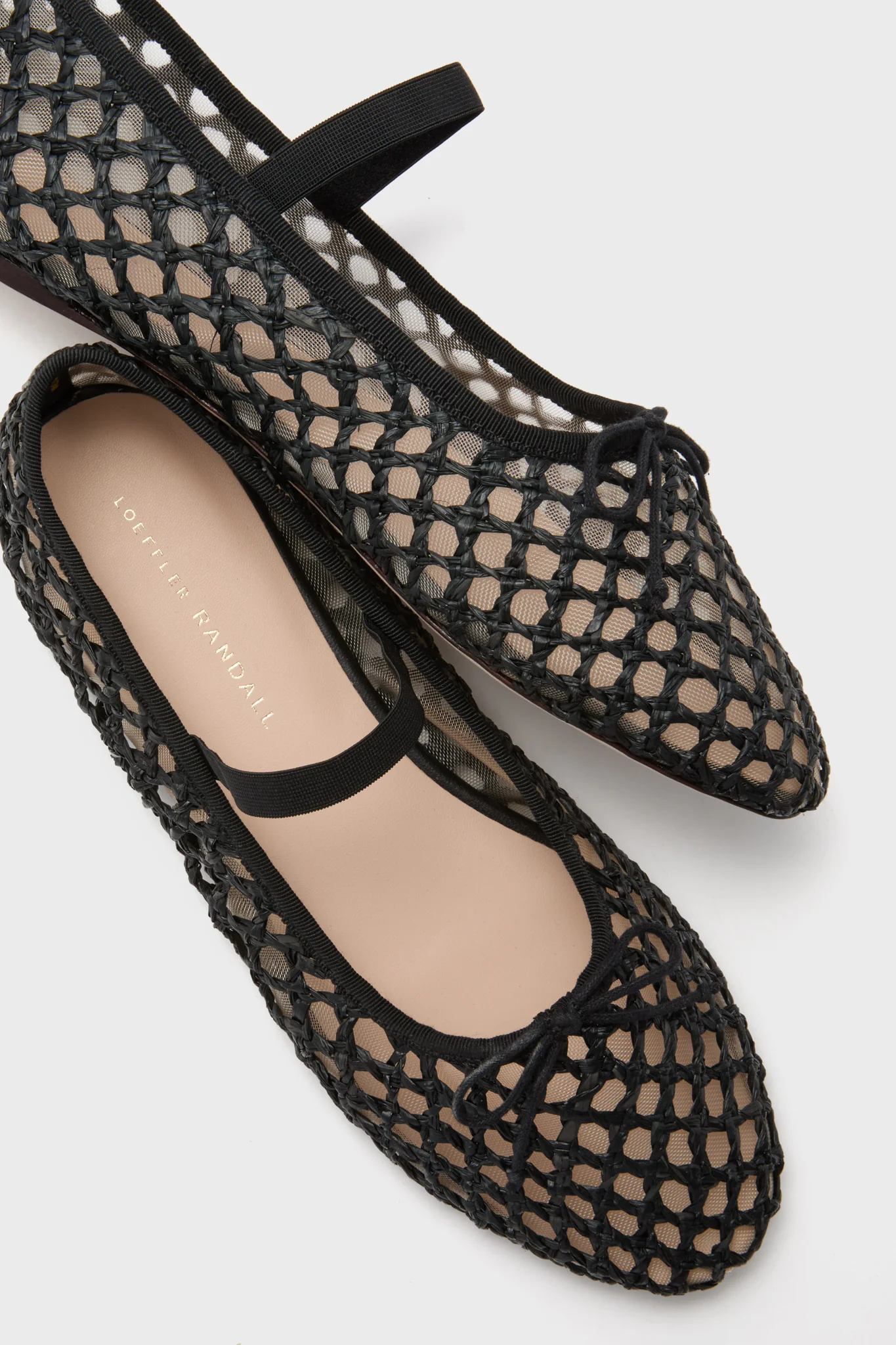 Black Crochet Leonie Flats - Image 5