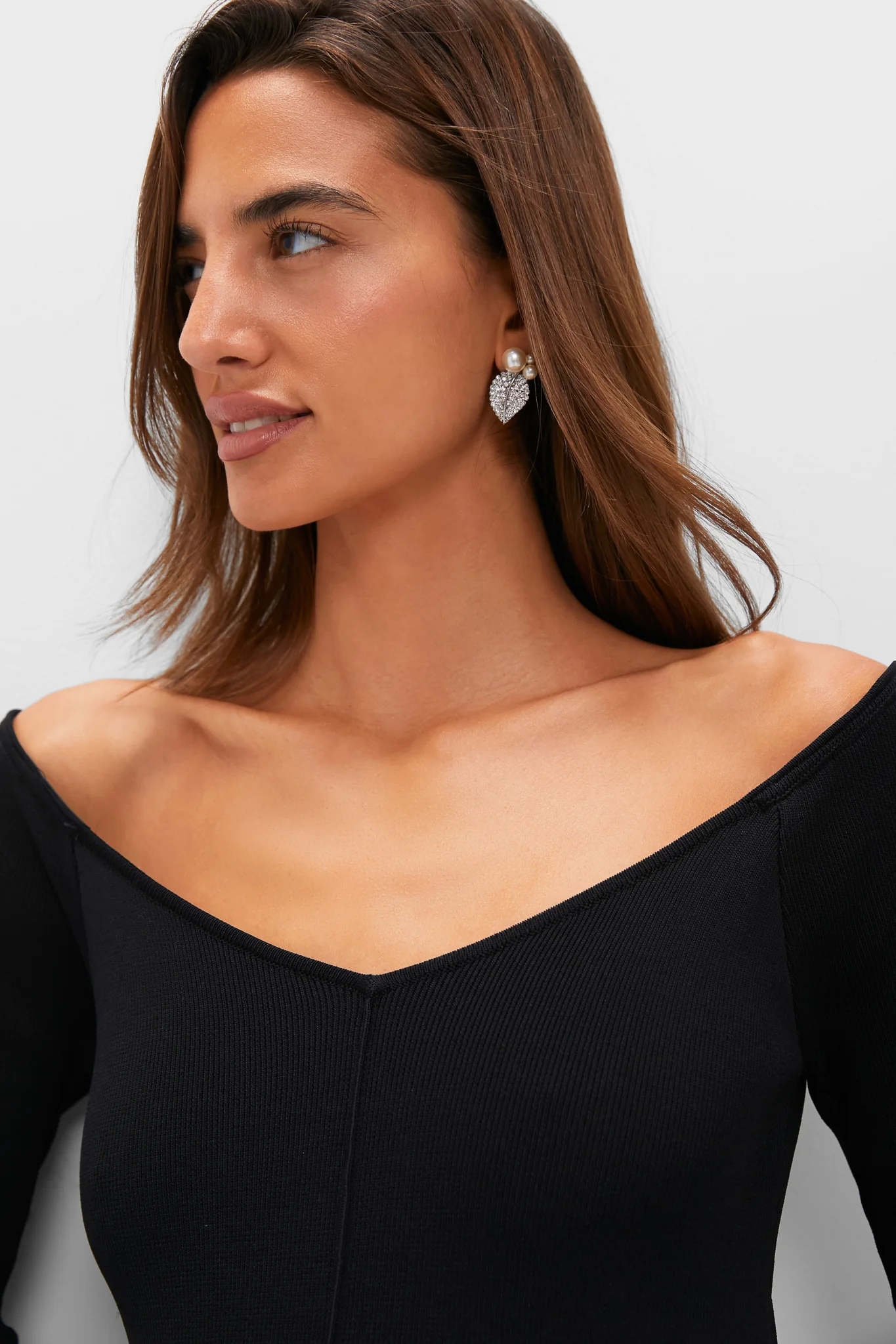 Black Dupioni Clea Dress - Image 6