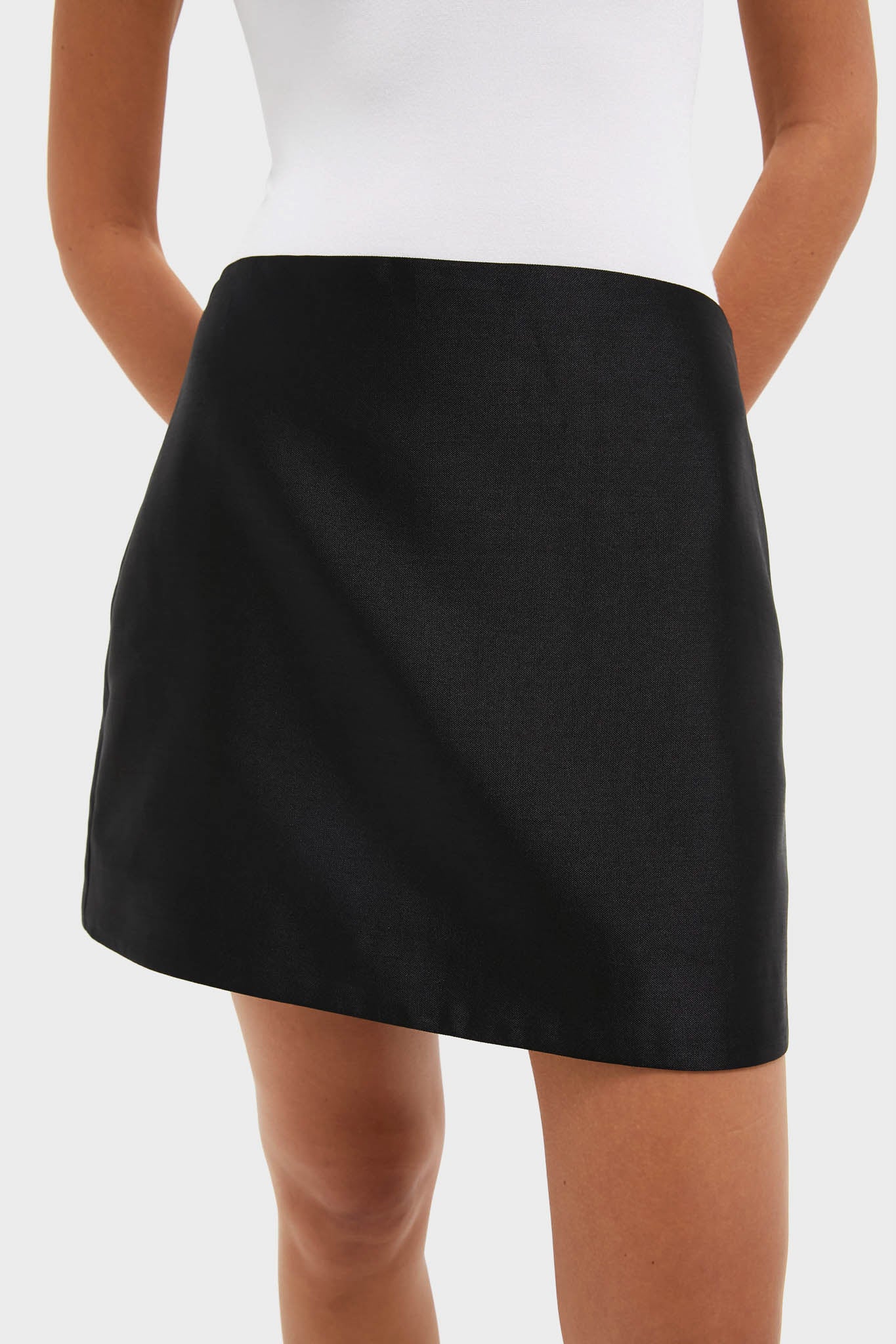 Black Dupioni Opal Skirt - Image 5