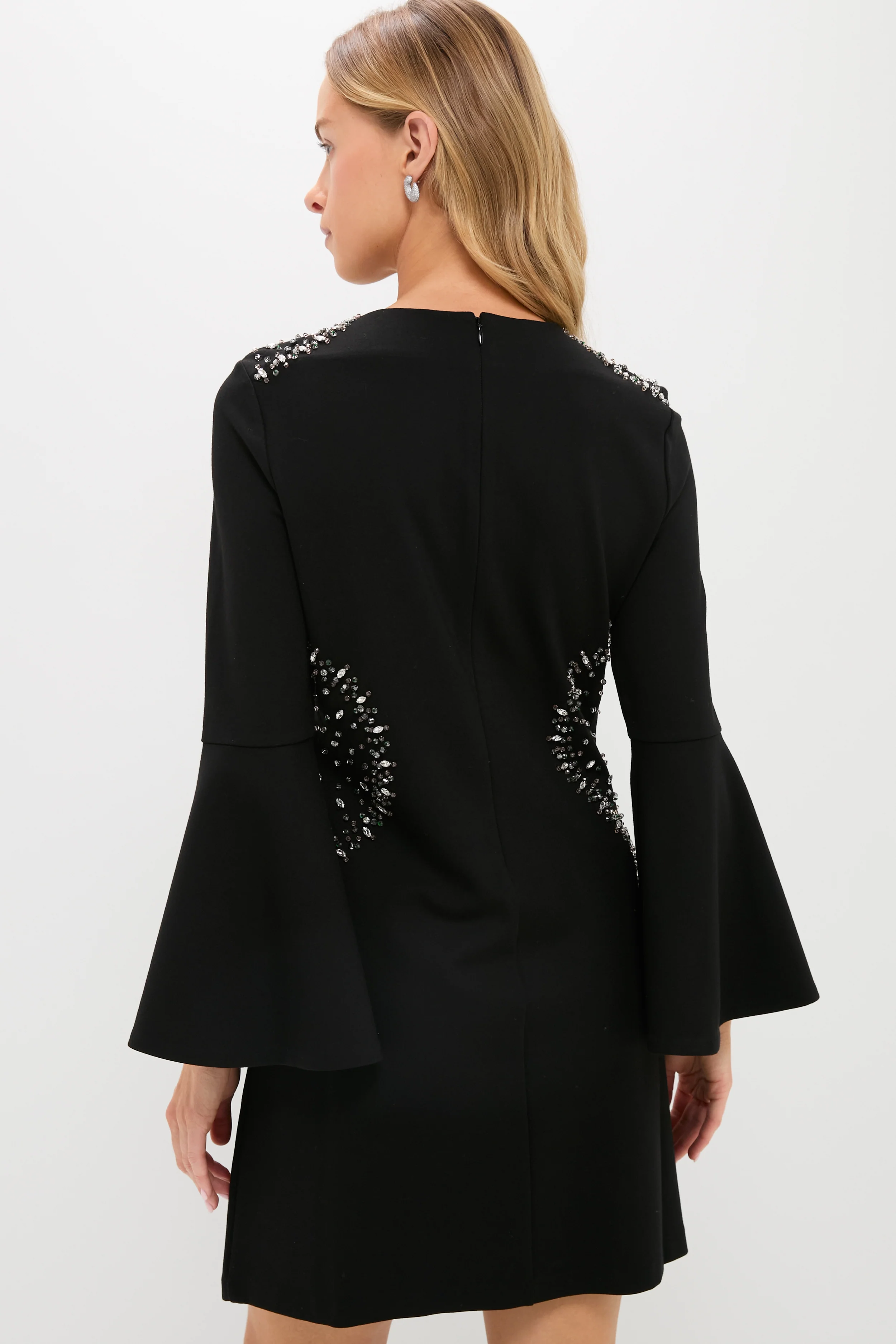 Black Embellished Farrow Dress - Image 4