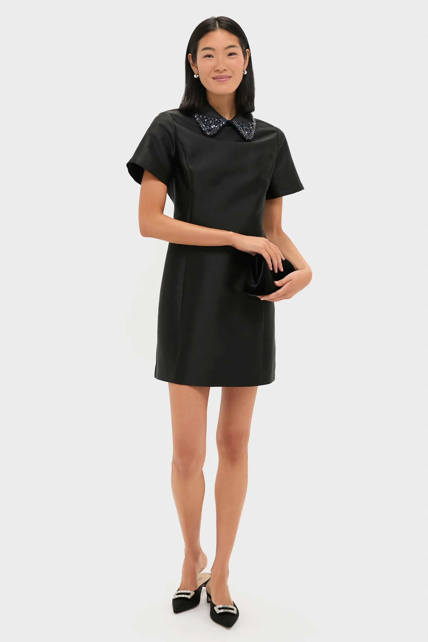 Black Embellished Winslet Dress - Image 3