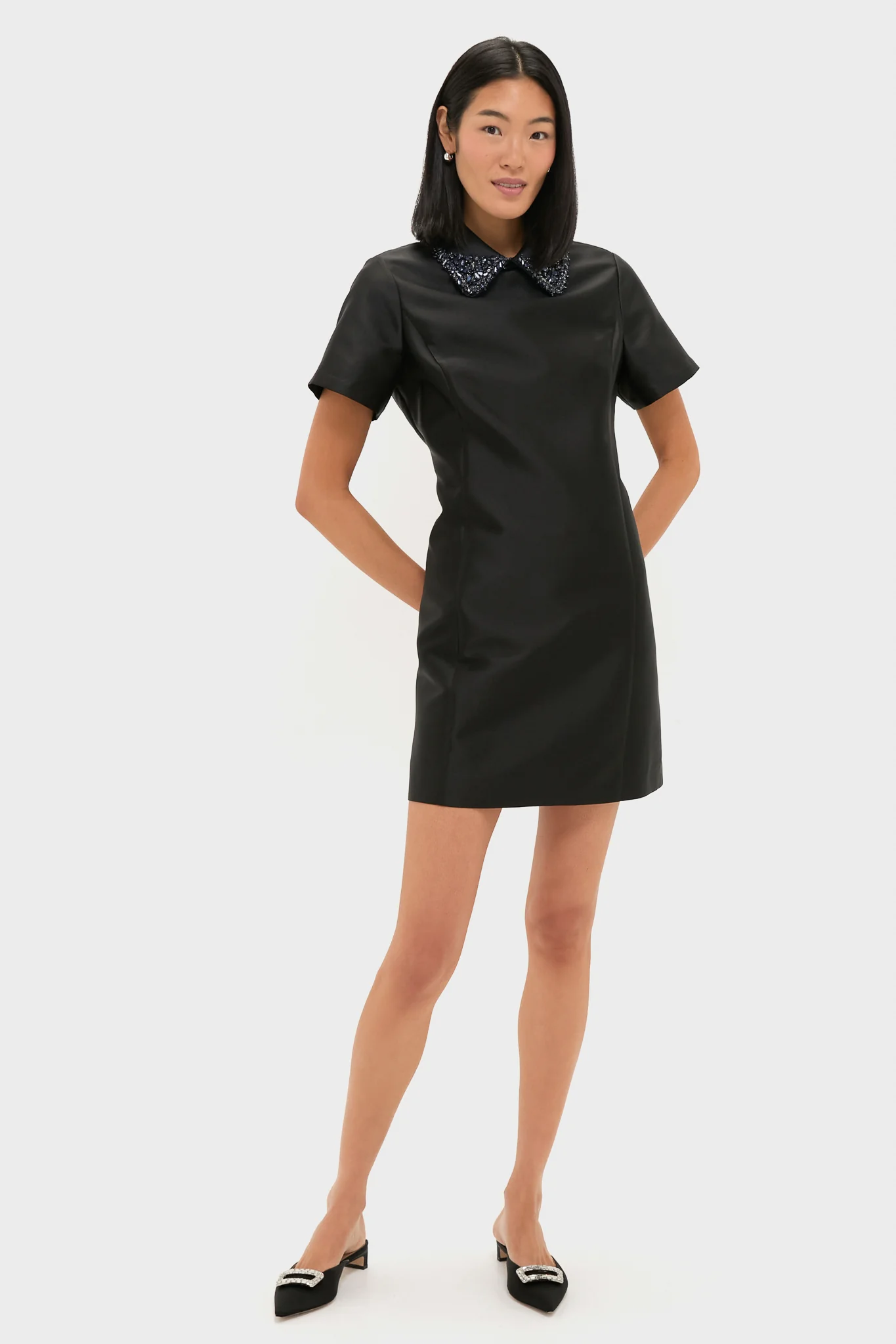 Black Embellished Winslet Dress - Image 6