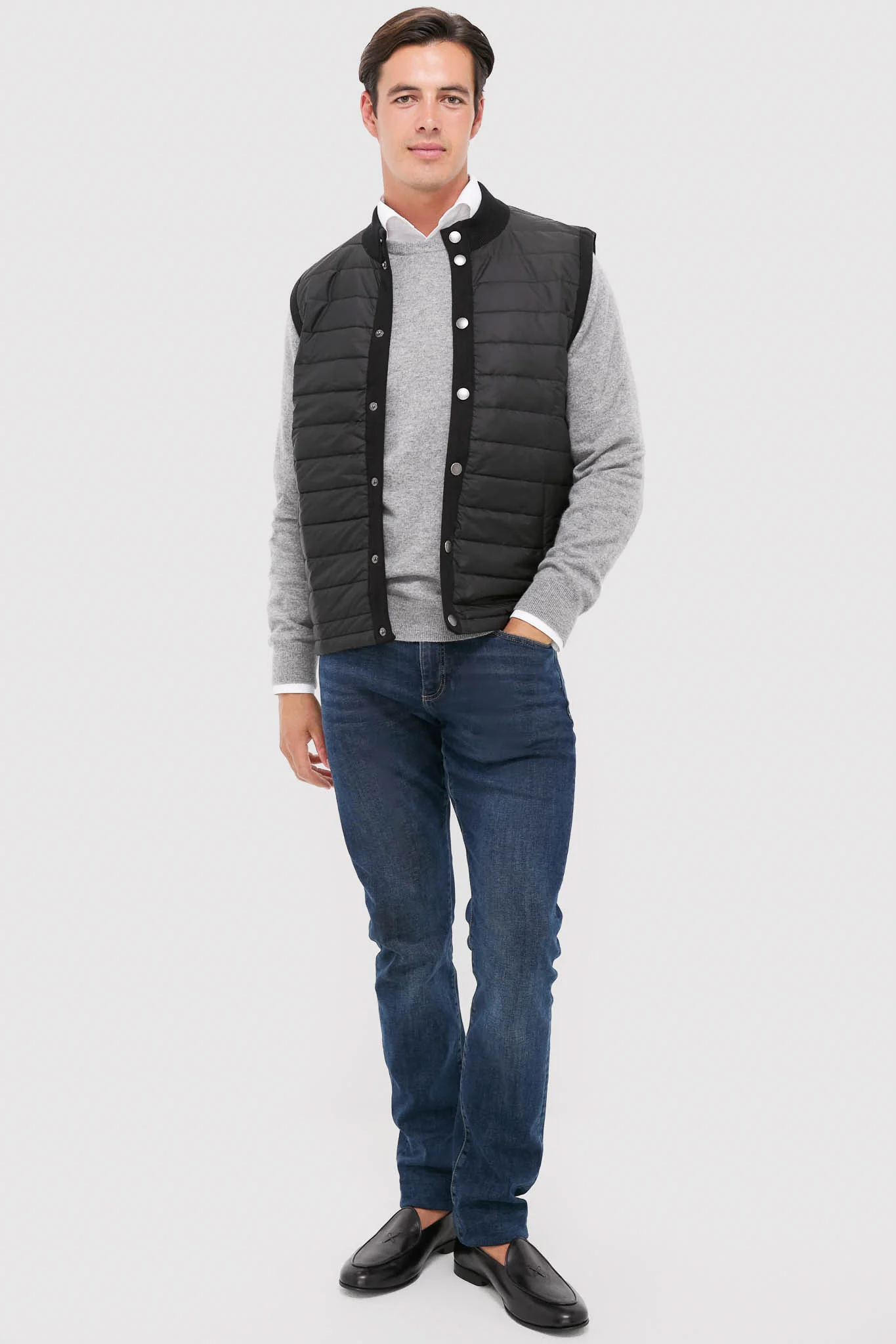 Black Essential Gilet - Image 6