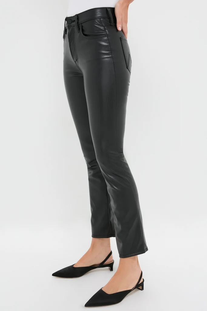 Exclusive Black Faux Leather The Insider Flood - Image 3