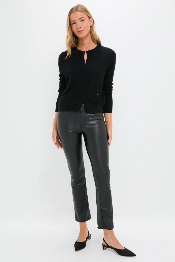 Exclusive Black Faux Leather The Insider Flood - Image 6
