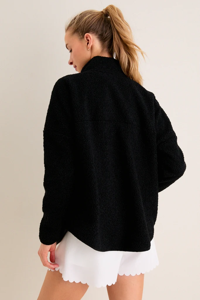 Black Fleece Cady Quarter Zip - Image 4