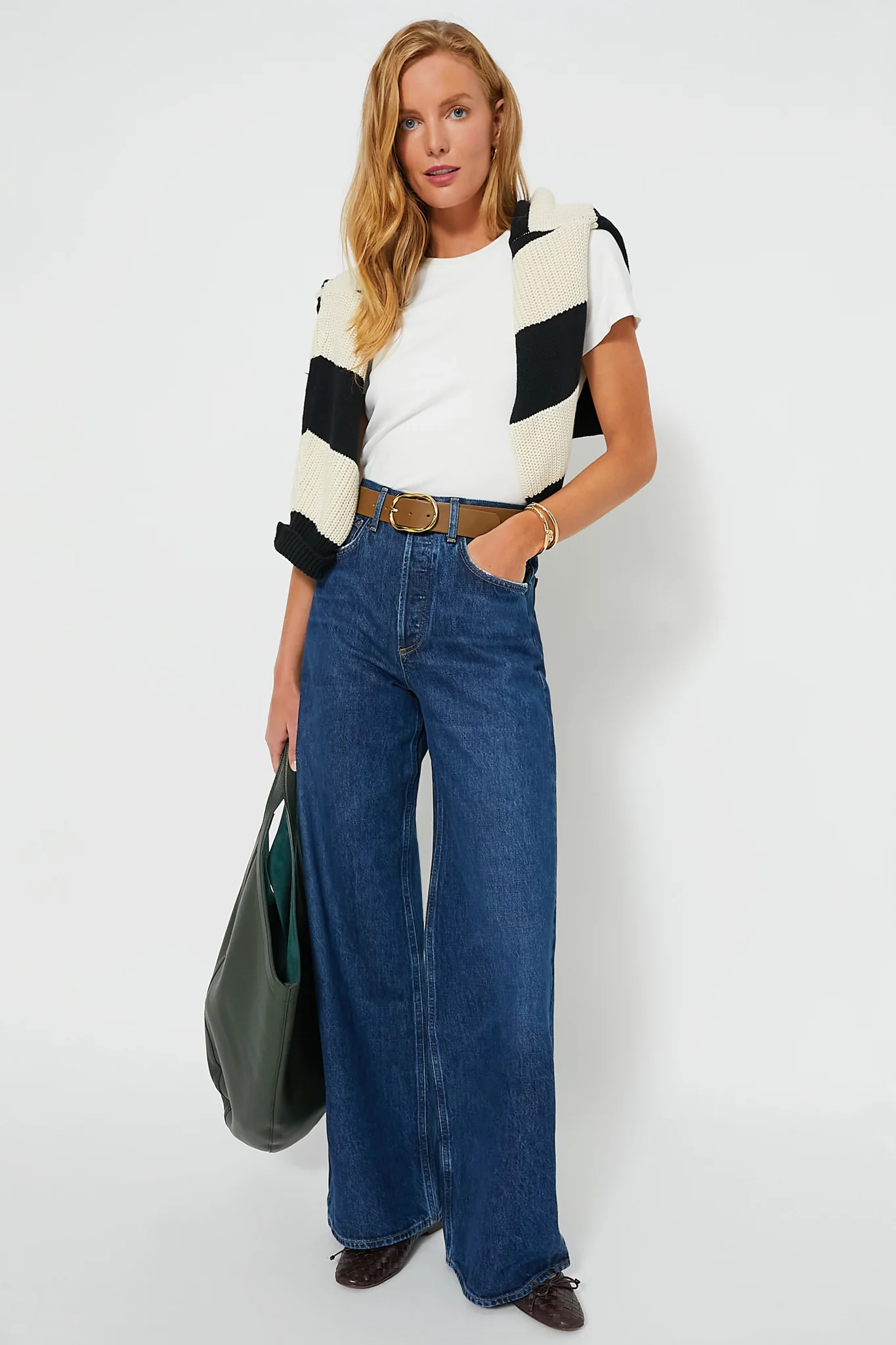 Black Fresca Stripe Sweater - Image 6