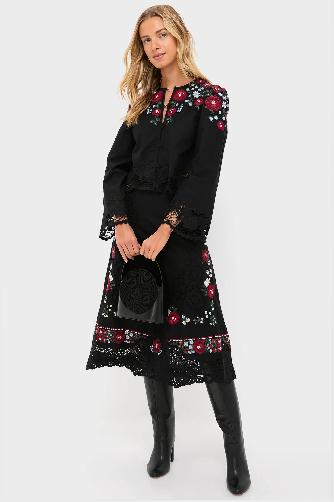 Black Goldy Tall Boots - Image 3