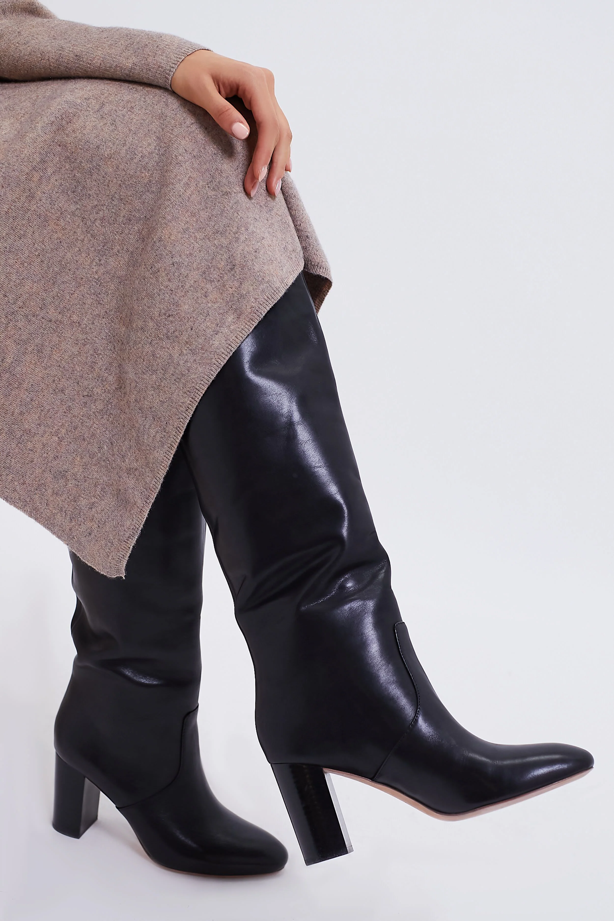 Black Goldy Tall Boots - Image 4