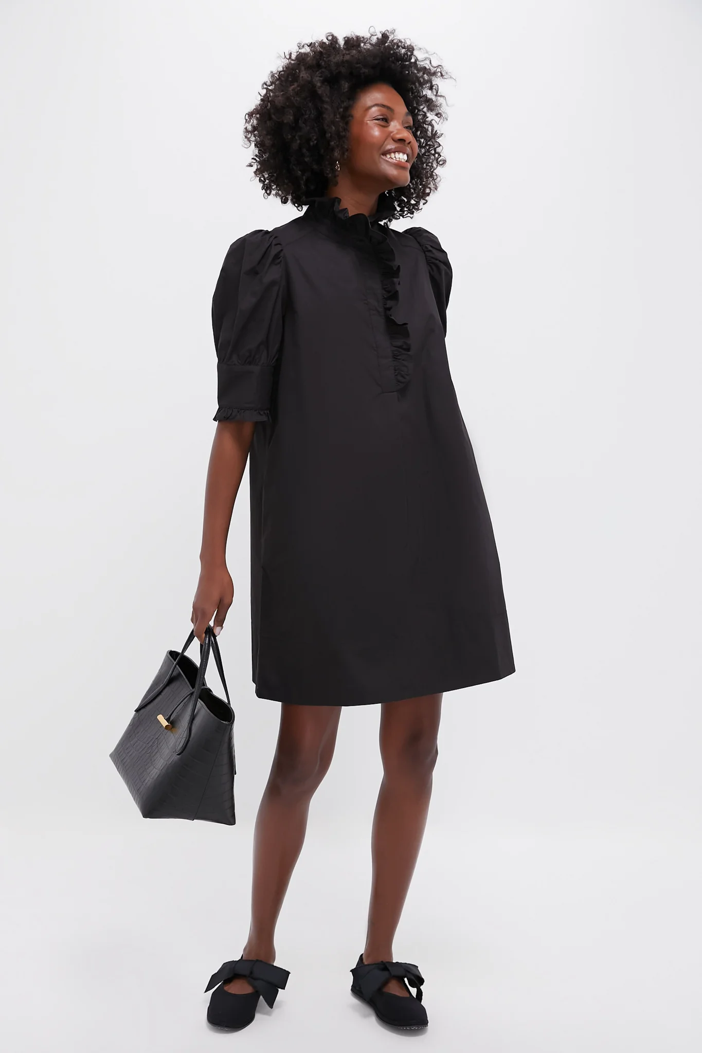 Black Gracelyn Mini Dress - Image 2