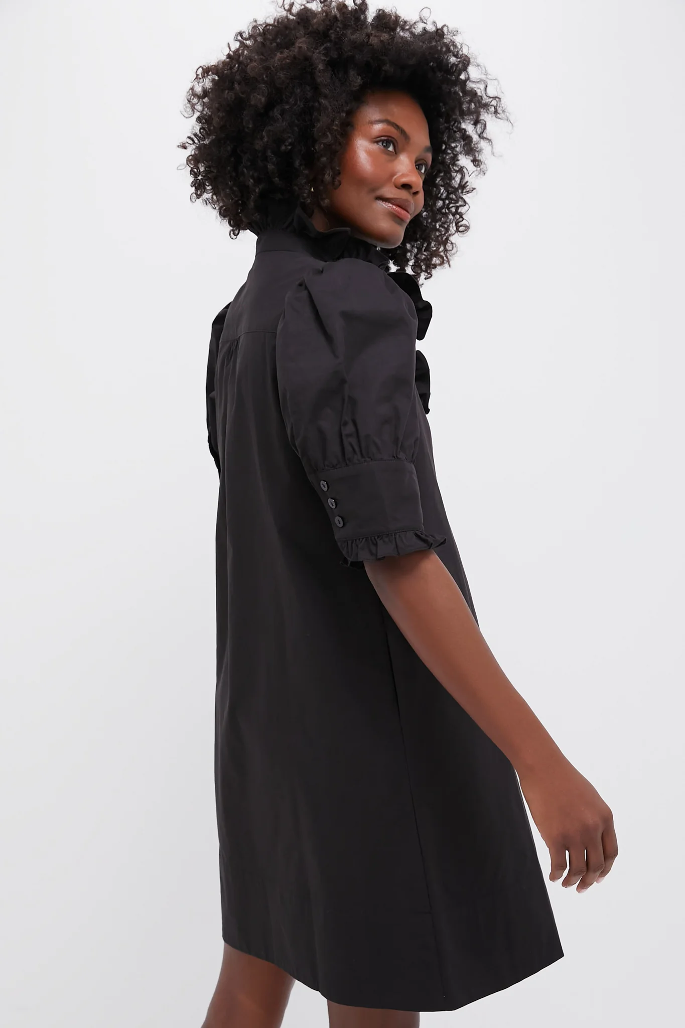 Black Gracelyn Mini Dress - Image 3