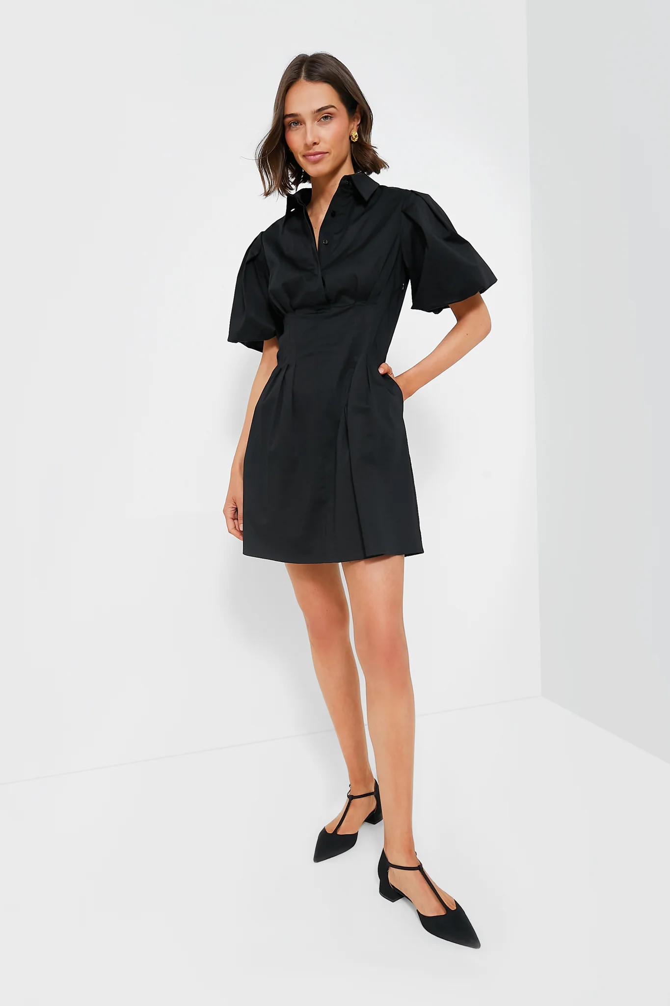 Black Grosgrain Collins Flats - Image 5
