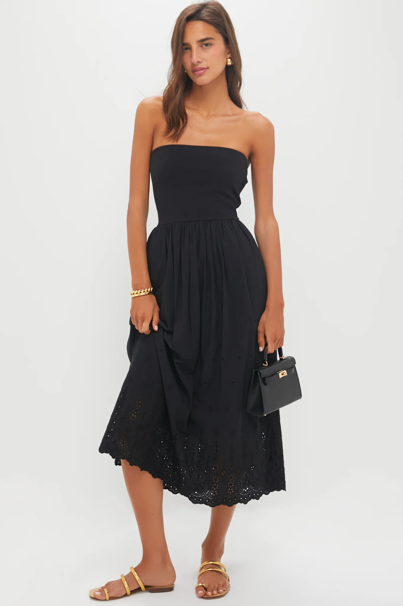 Black Hariette Handle Bag - Image 4