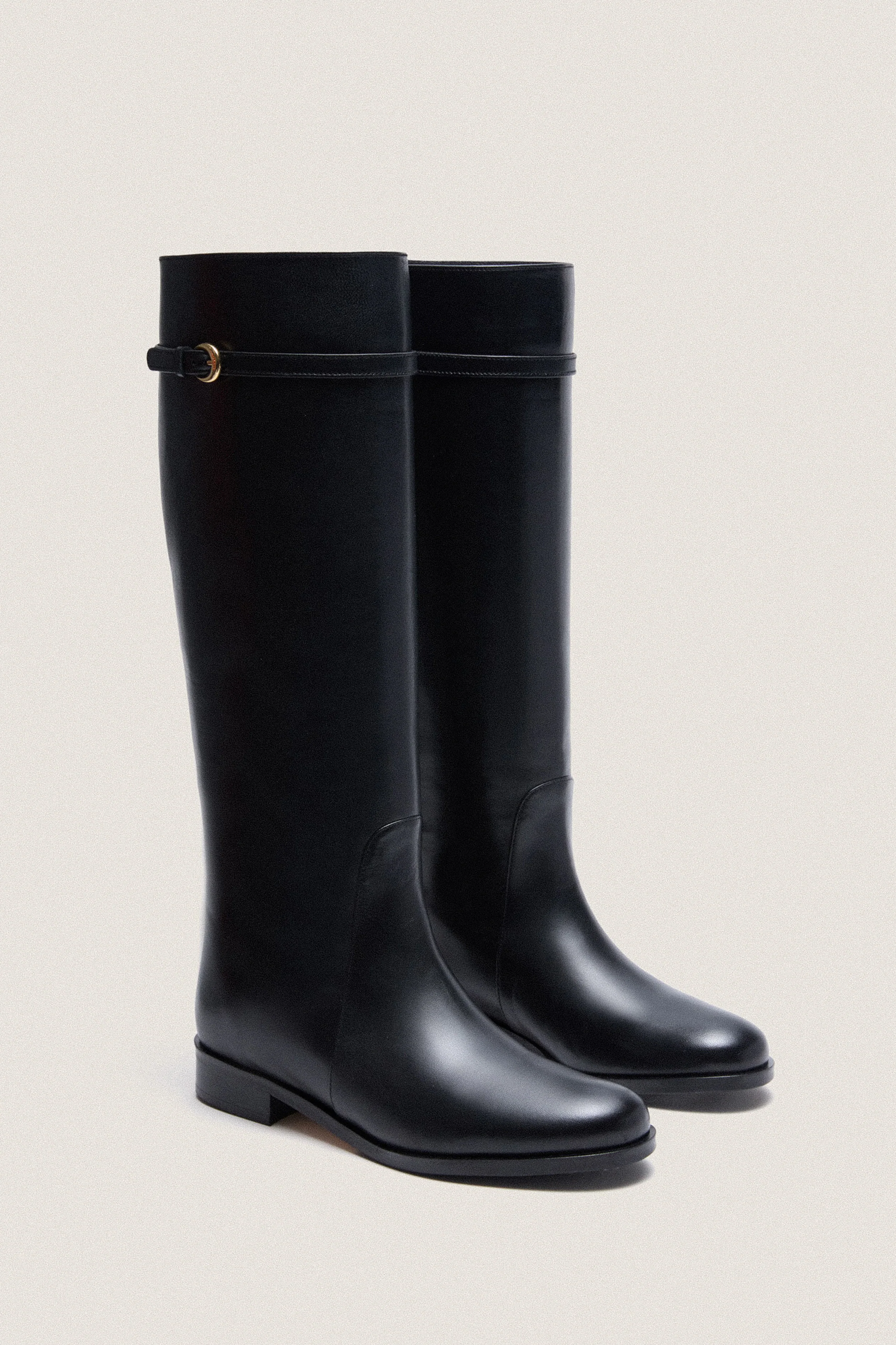Black Harlow Riding Boot - Image 4