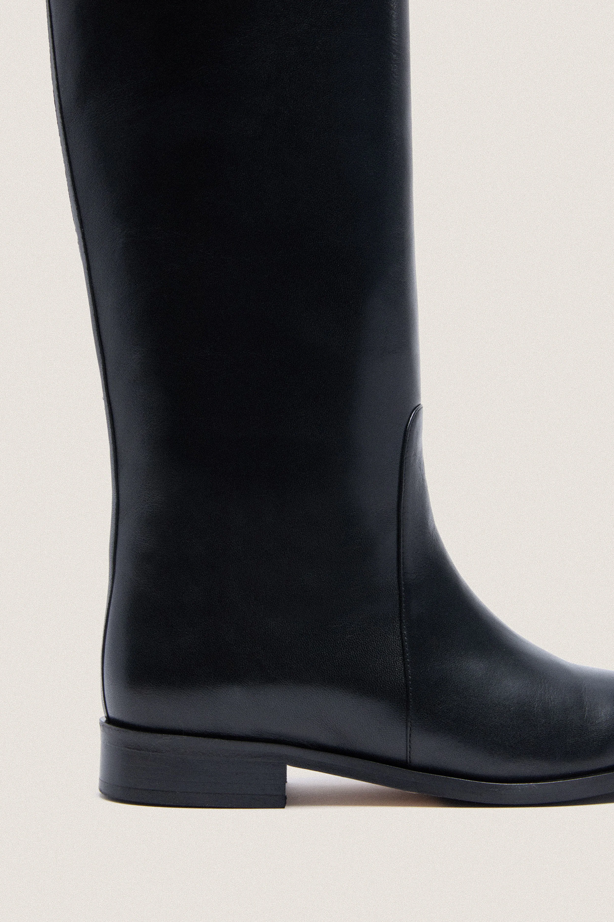 Black Harlow Riding Boot - Image 5