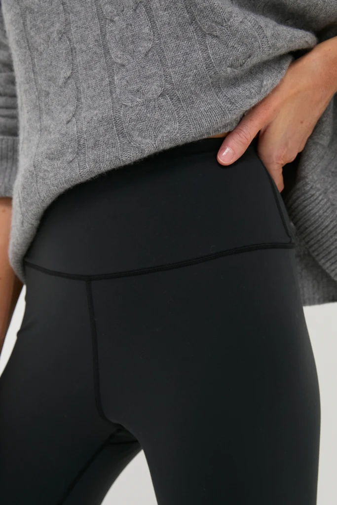 Black High Rise Compression Spandex MacKenzie Legging - Image 5