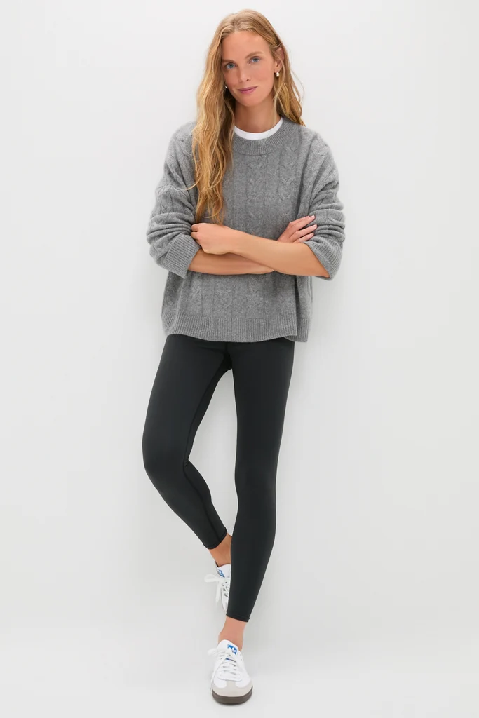 Black High Rise Compression Spandex MacKenzie Legging - Image 6