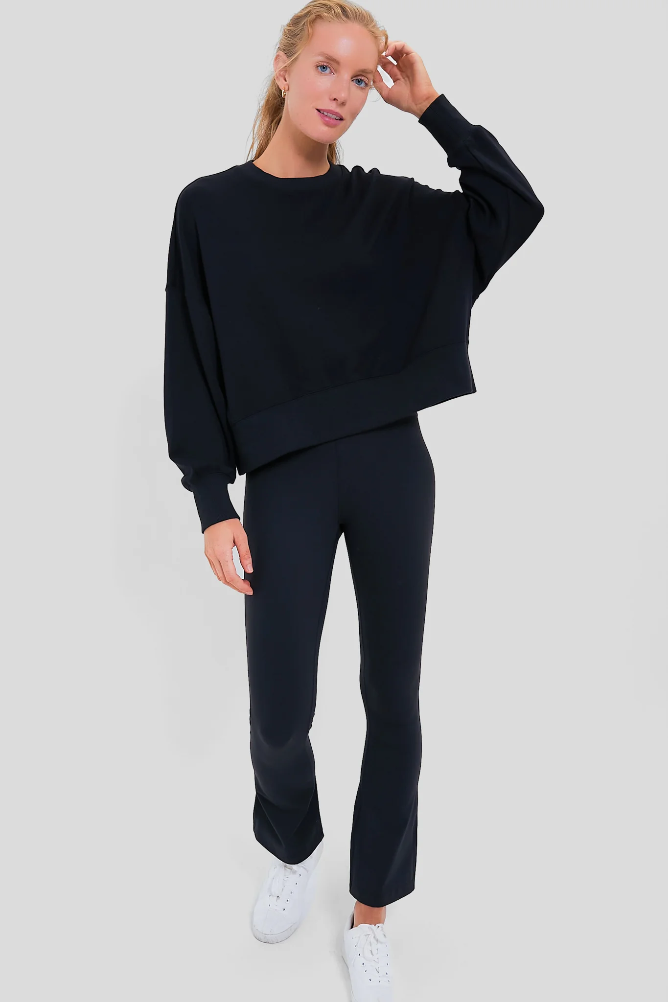 Black High Rise Compression Spandex Millie Yoga Pant - Image 7