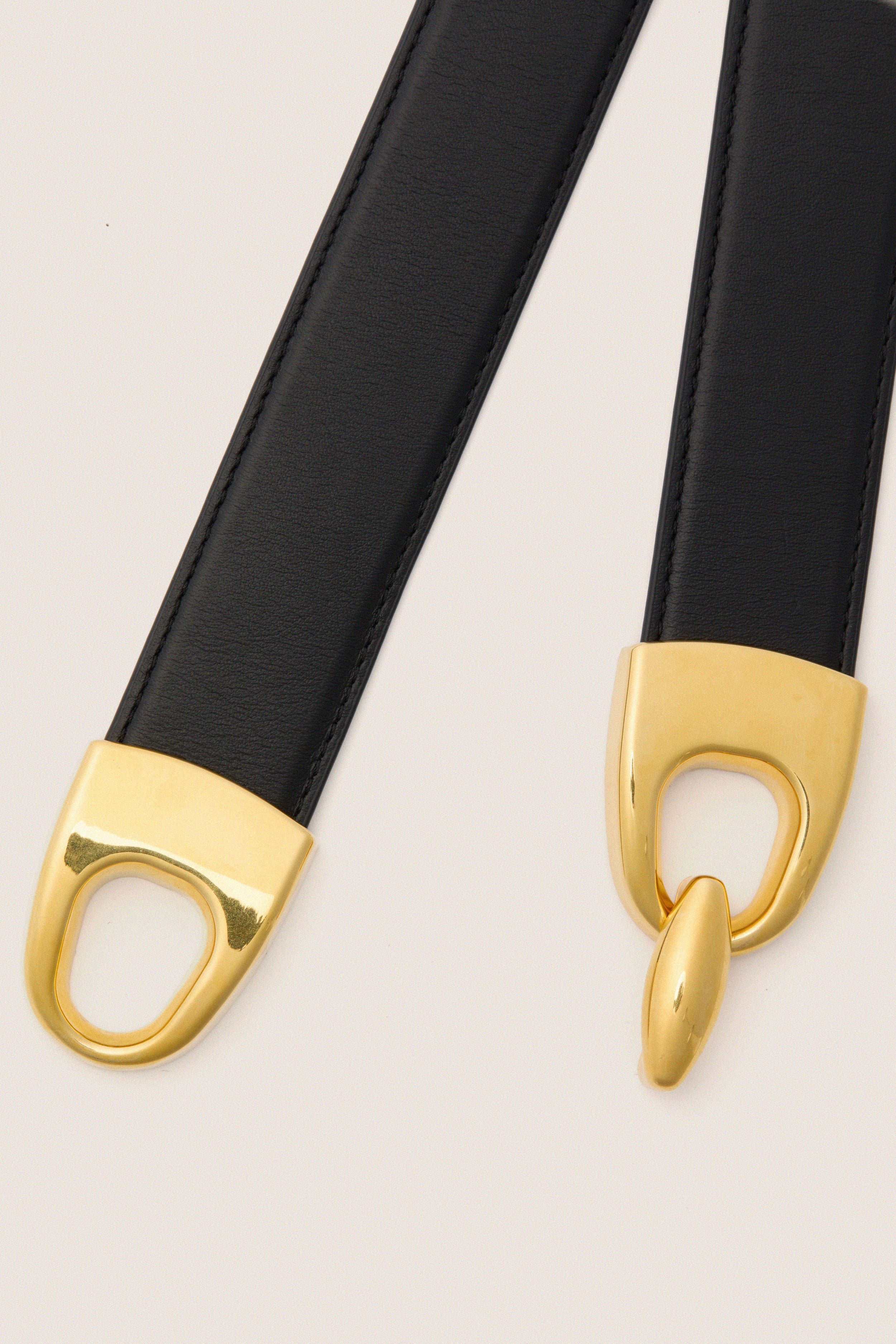 Black Horsebit Belt - Image 4