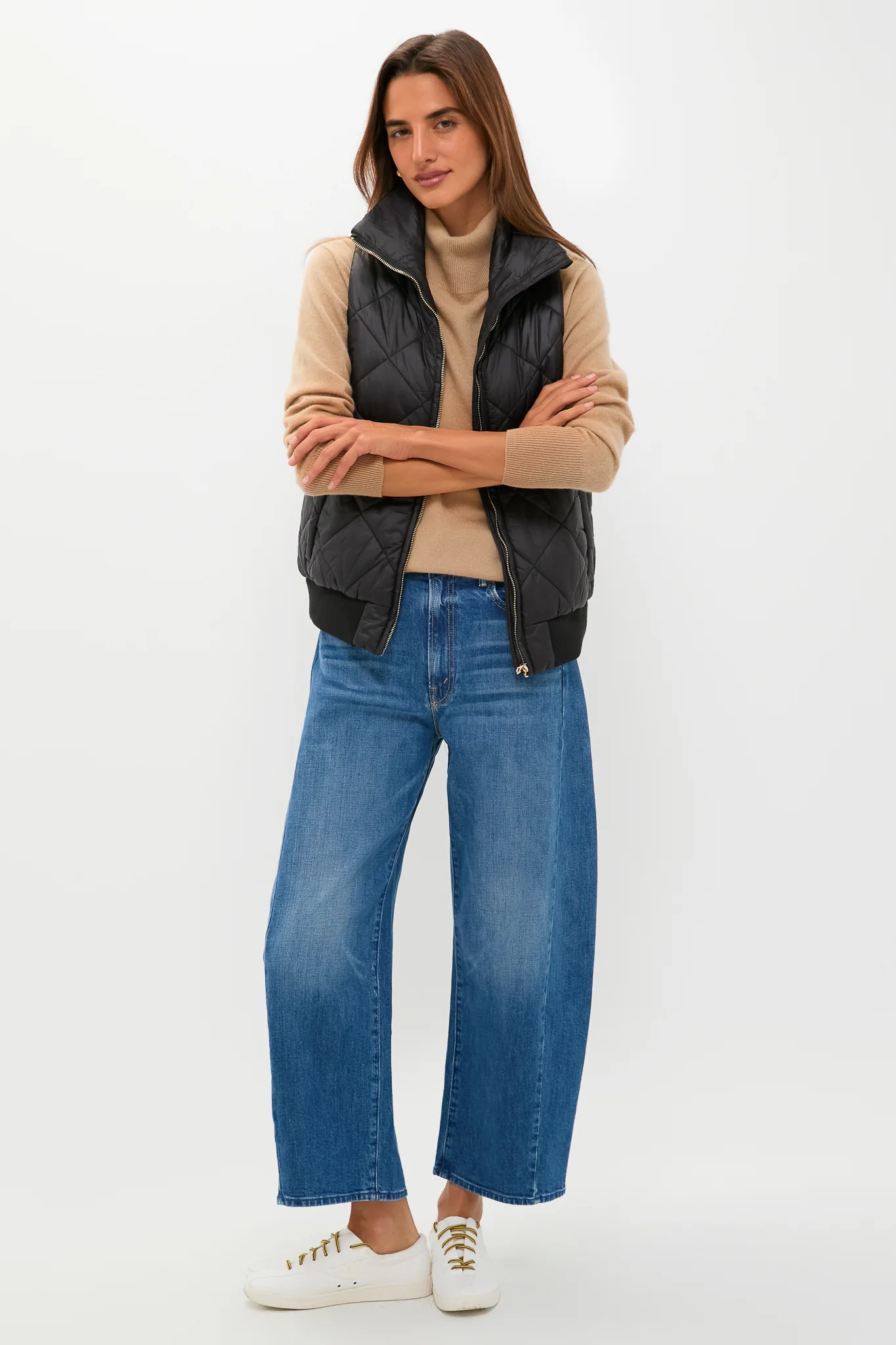 Black Jackson Quilted Vest - Image 2