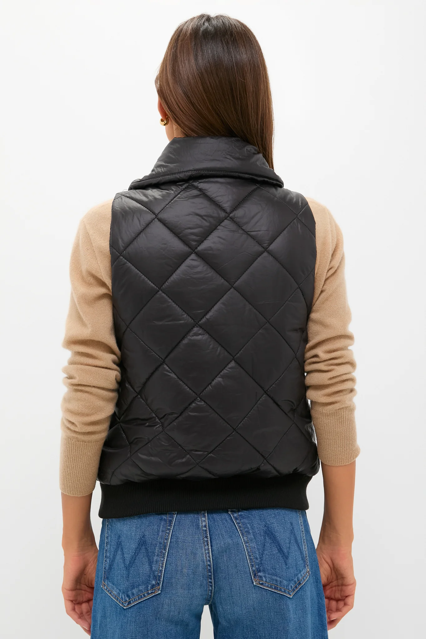 Black Jackson Quilted Vest - Image 4
