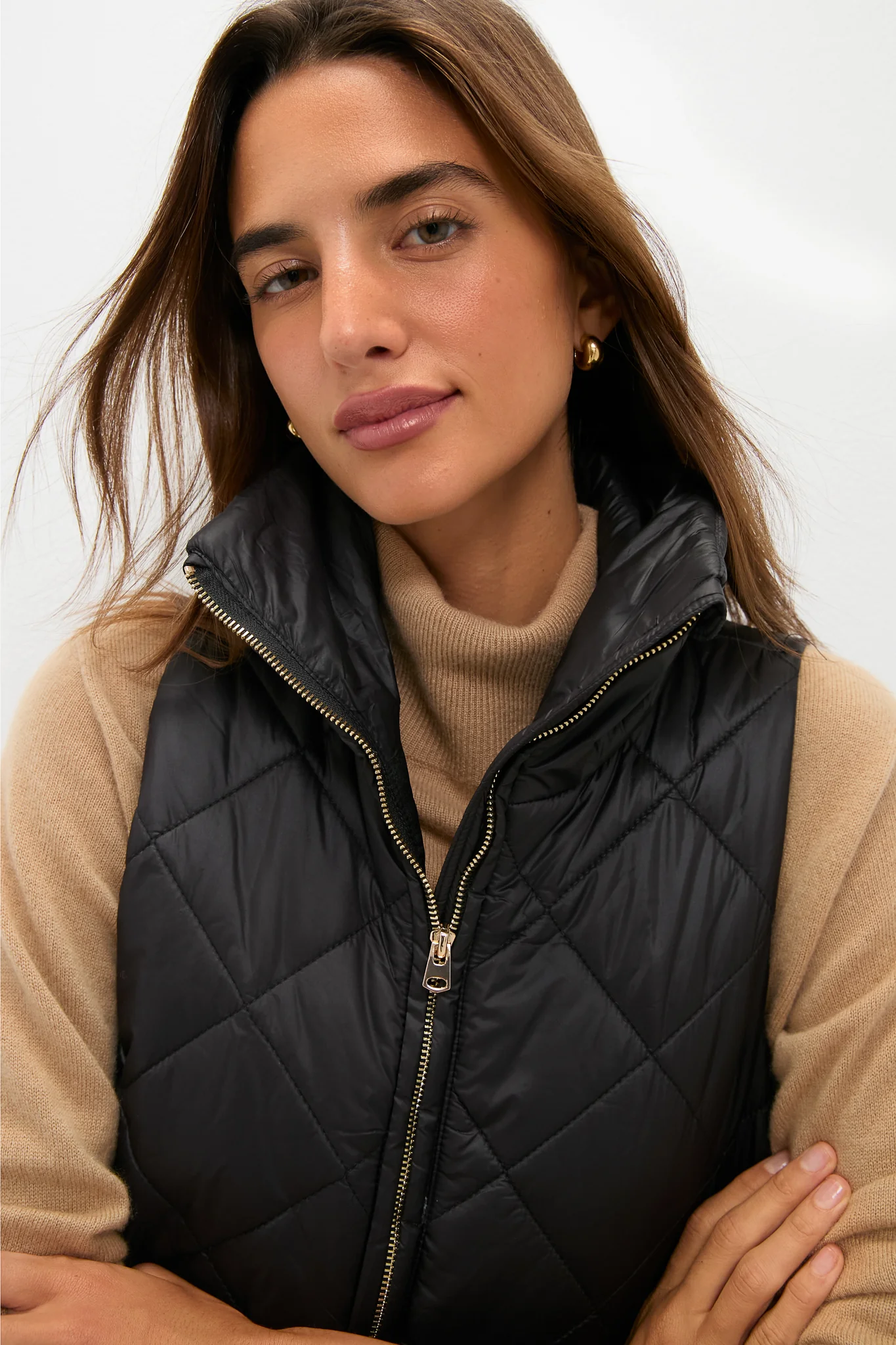Black Jackson Quilted Vest - Image 5