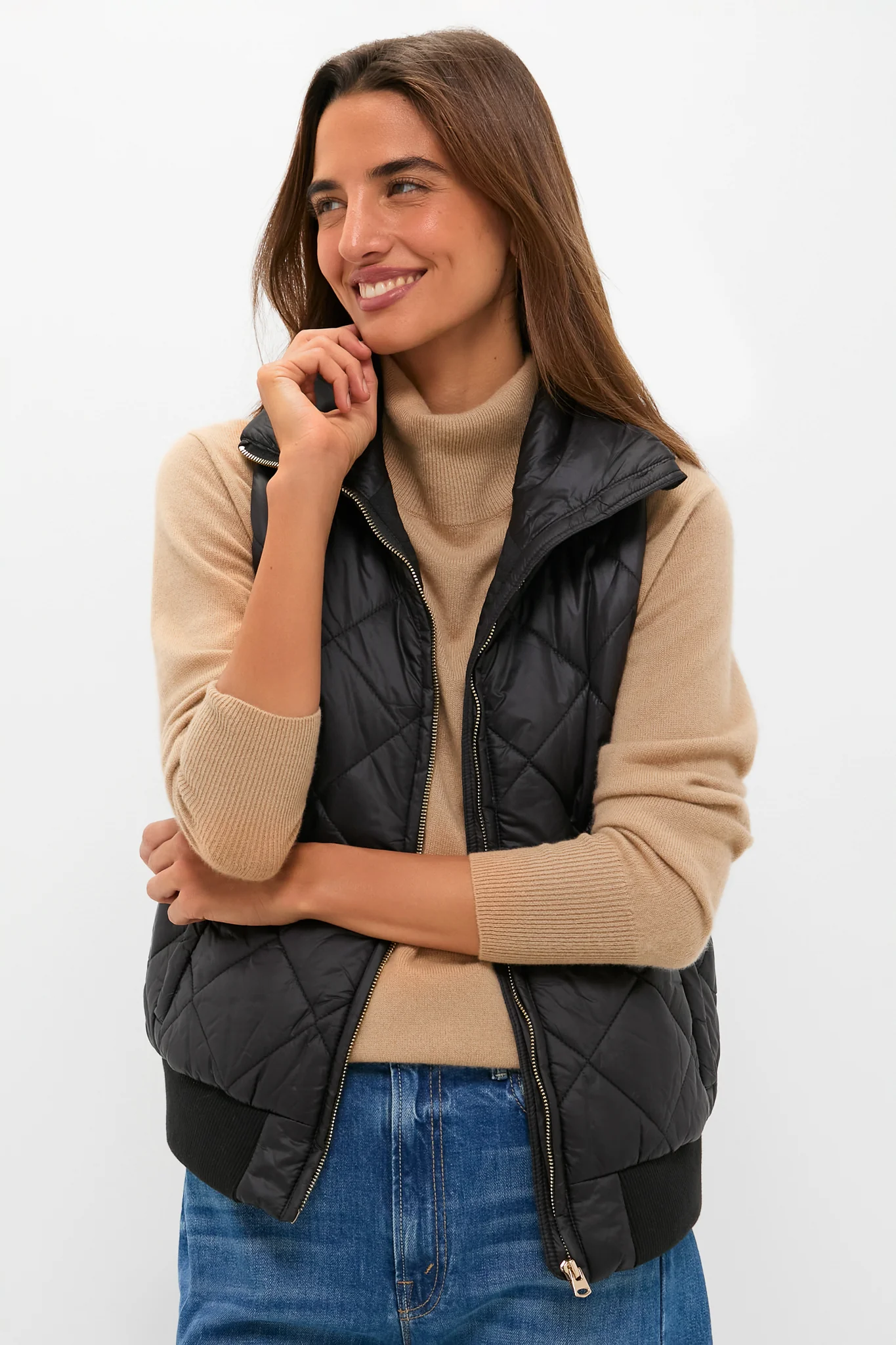 Black Jackson Quilted Vest - Image 6