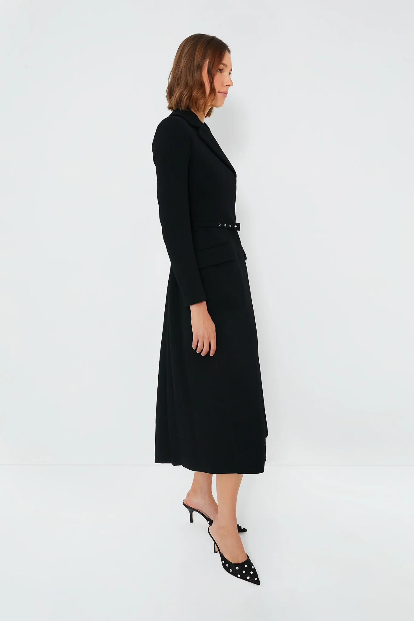 Black Kalonice Midi Dress - Image 3