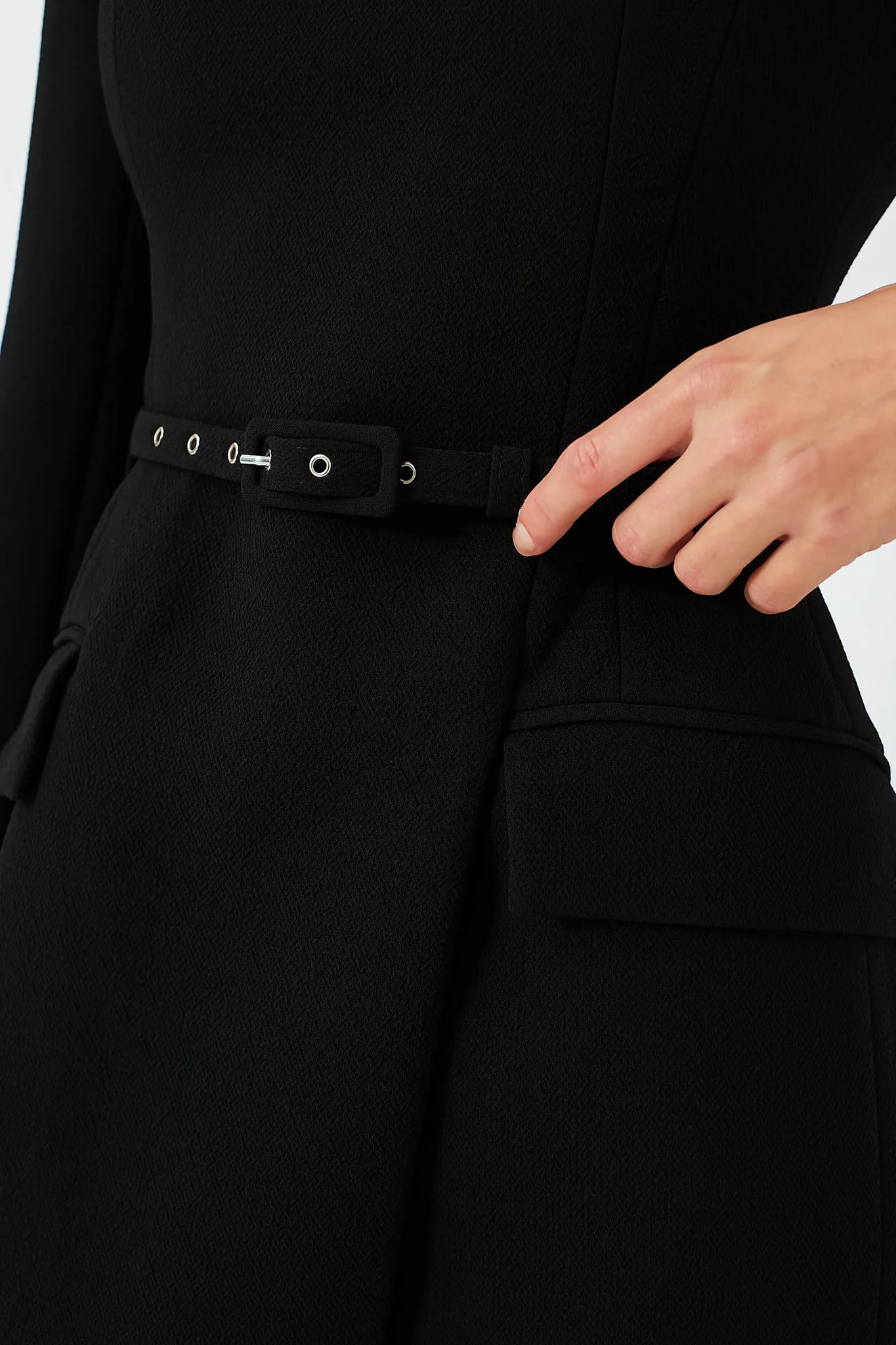 Black Kalonice Midi Dress - Image 5