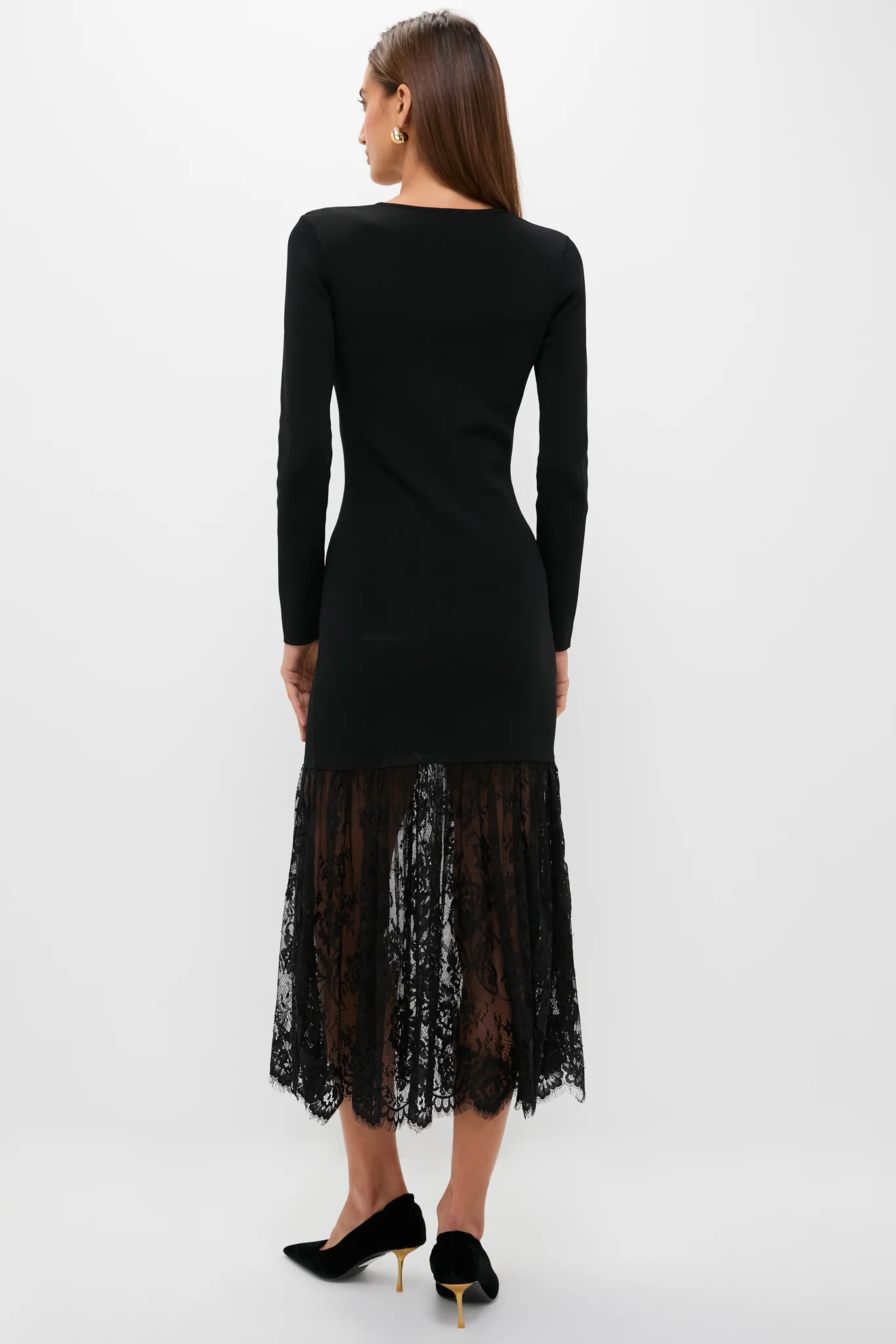 Black Knit Giavanna Maxi Dress - Image 4