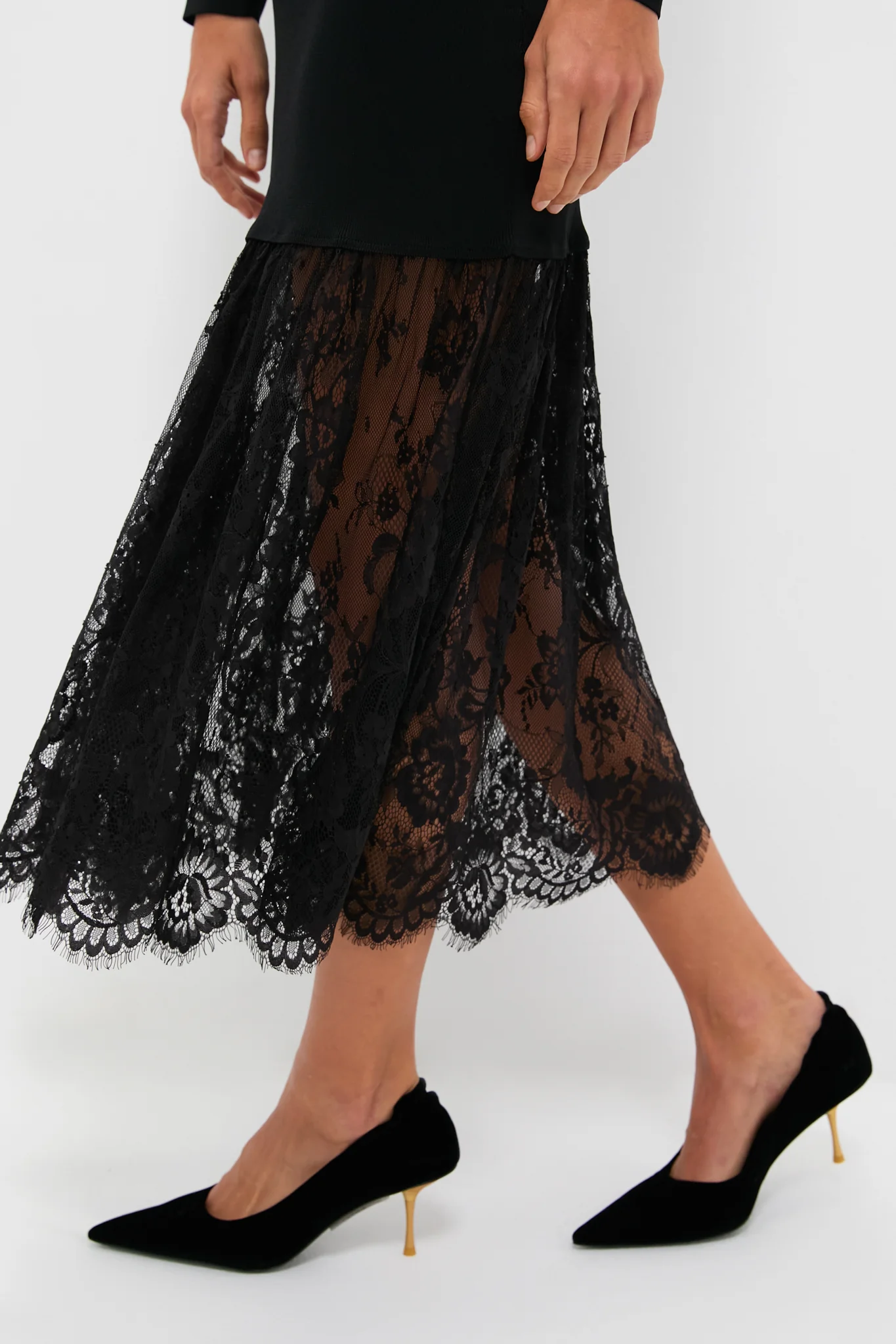 Black Knit Giavanna Maxi Dress - Image 6