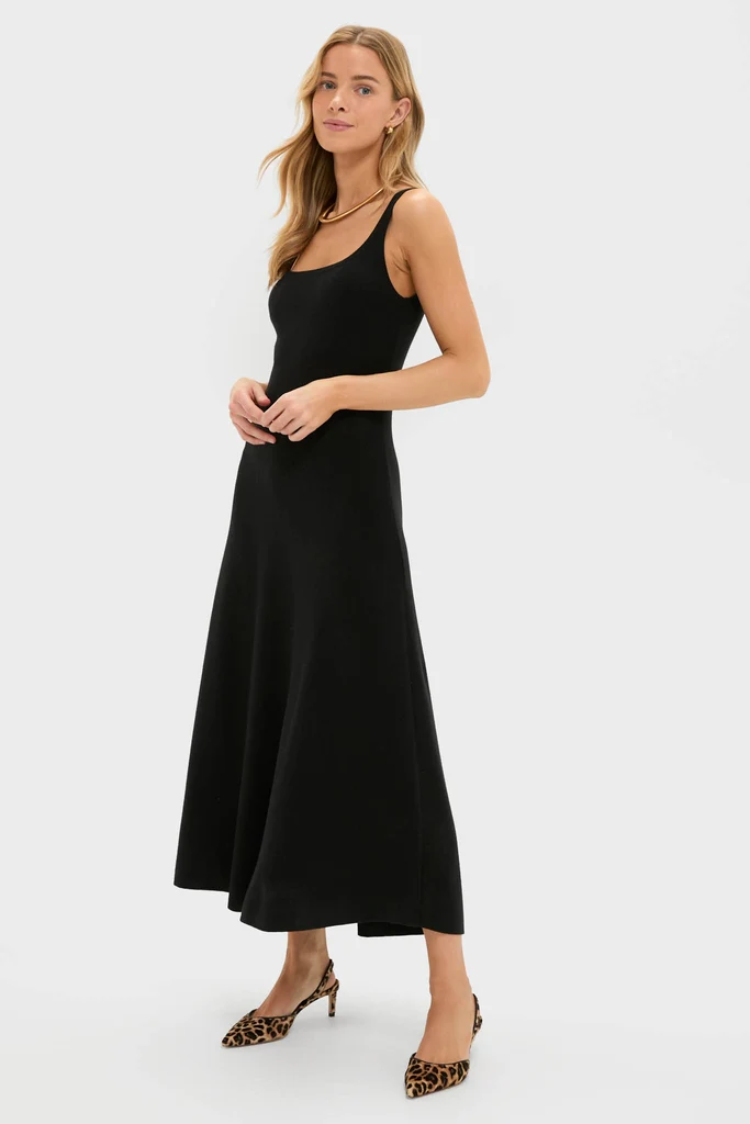 Black Knit Barrington Dress - Image 3