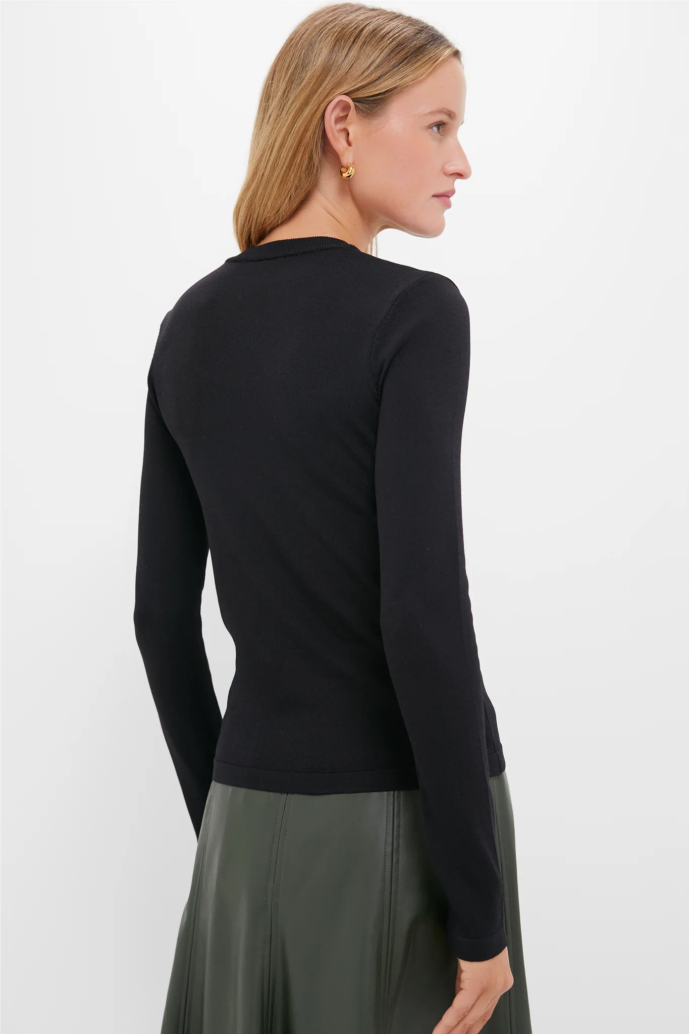 Black Knit Vanessa Top - Image 4