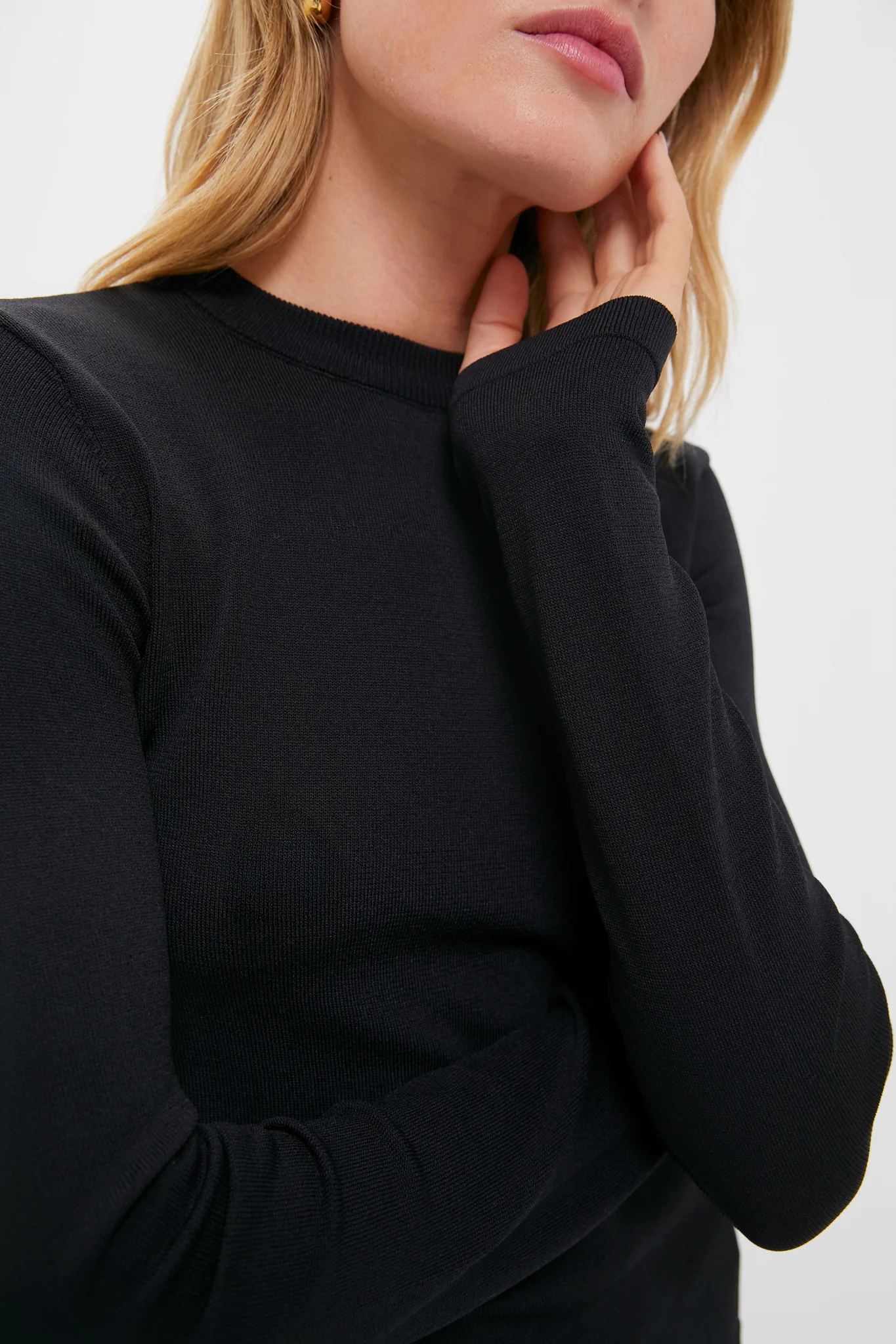 Black Knit Vanessa Top - Image 5
