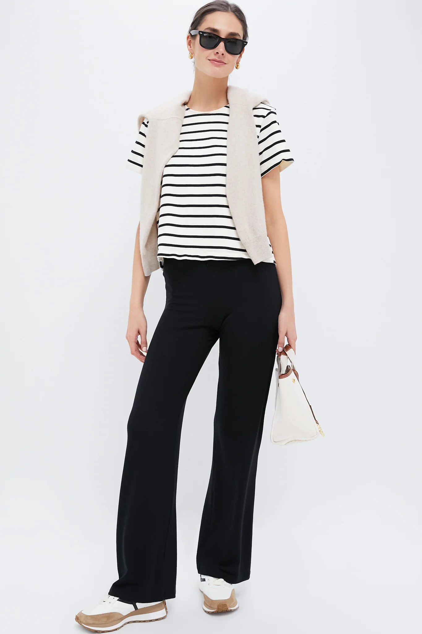 Black Lauren Wide Leg Pants - Image 2