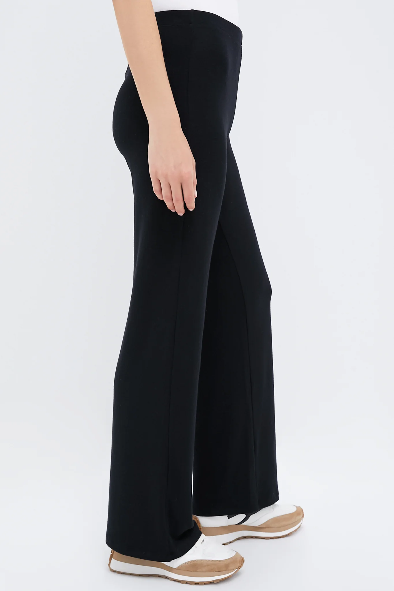 Black Lauren Wide Leg Pants - Image 3