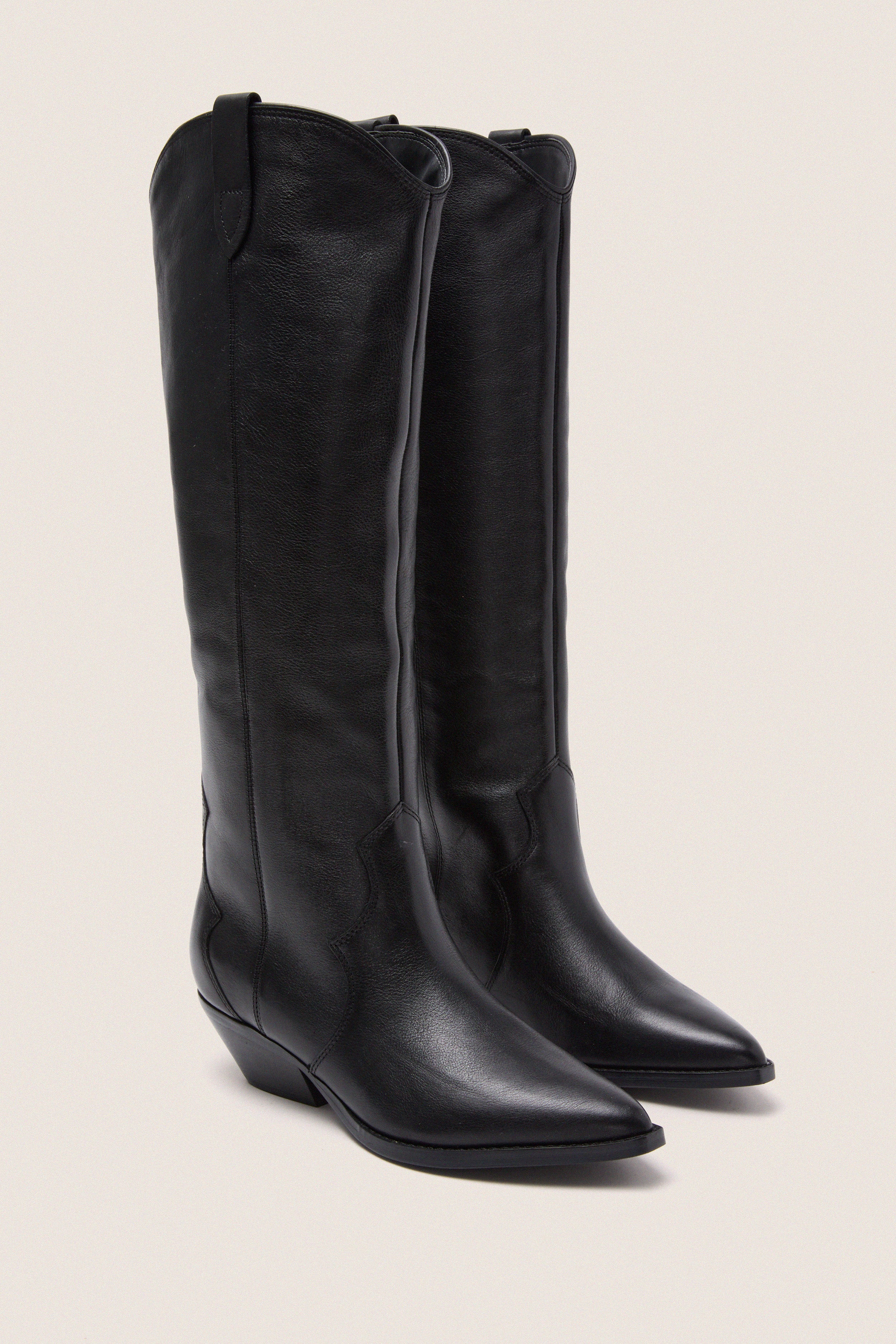 Black Leather Ander Boots - Image 4