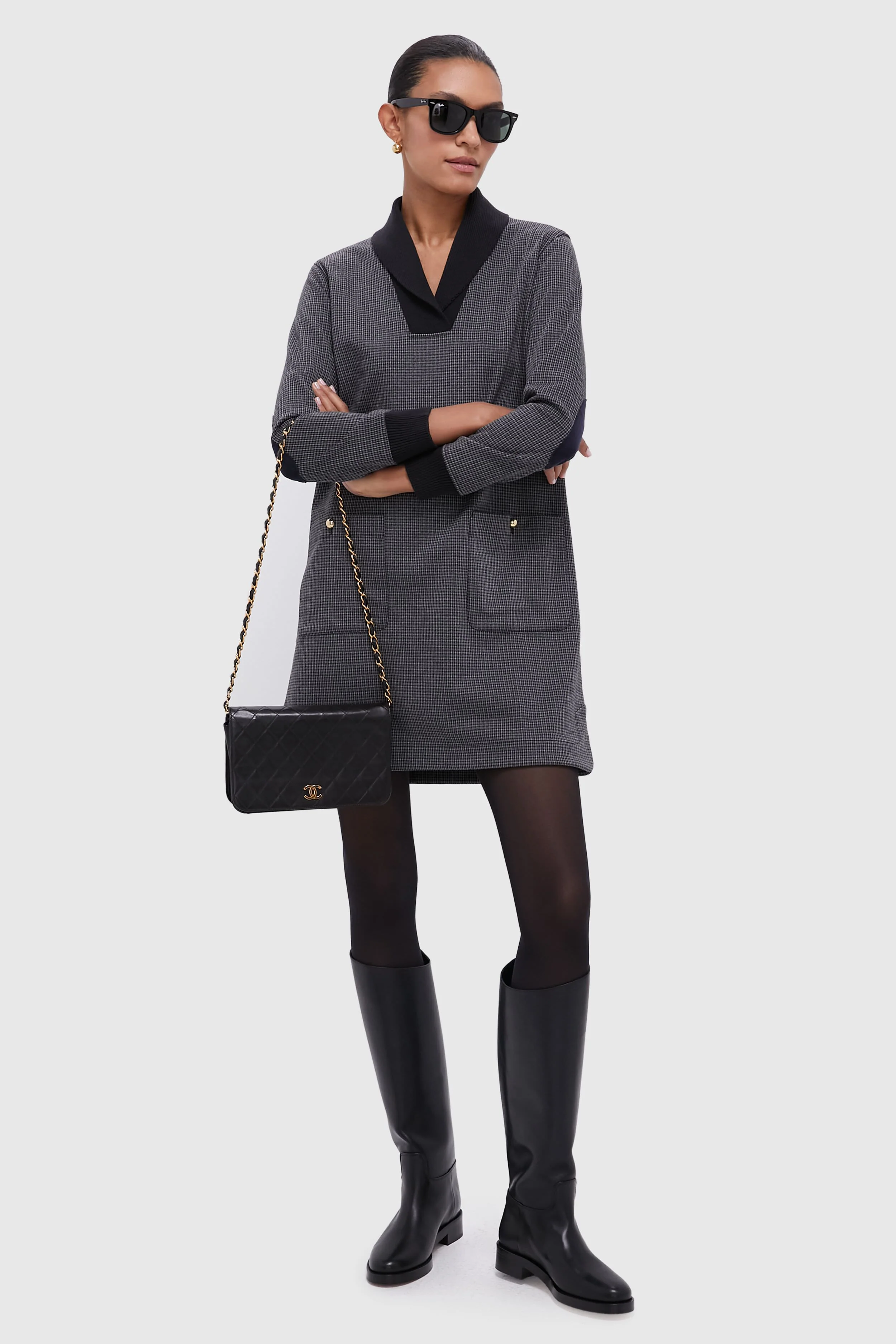 Black Leather Atelier Equestrian Boot - Image 3