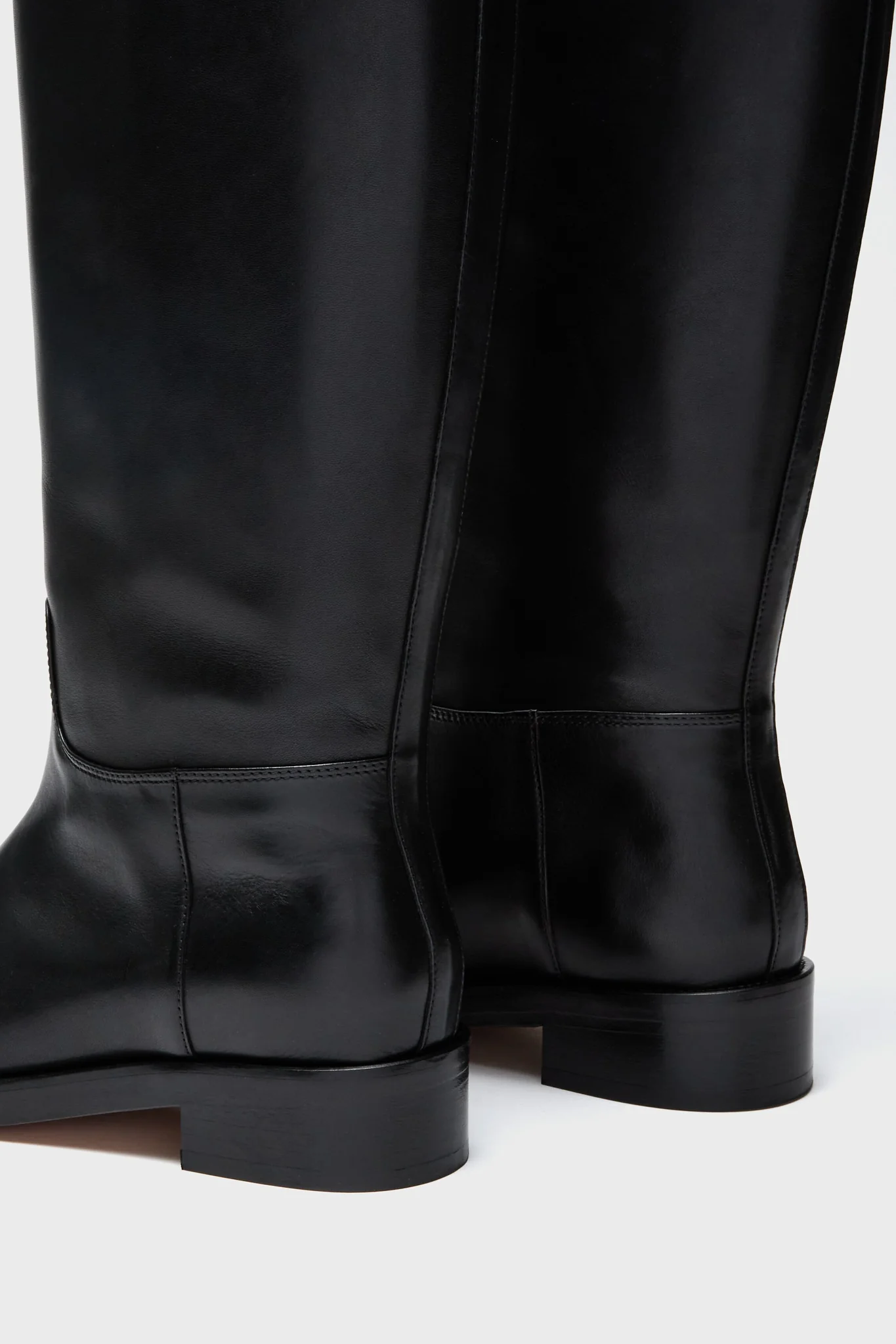 Black Leather Atelier Equestrian Boot - Image 5