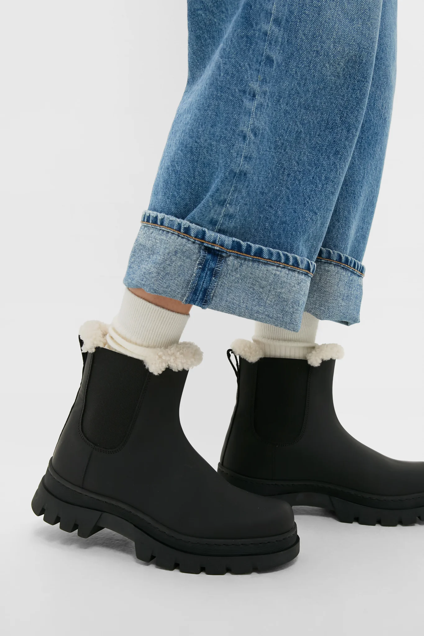 Black Leather Highland Boot - Image 2