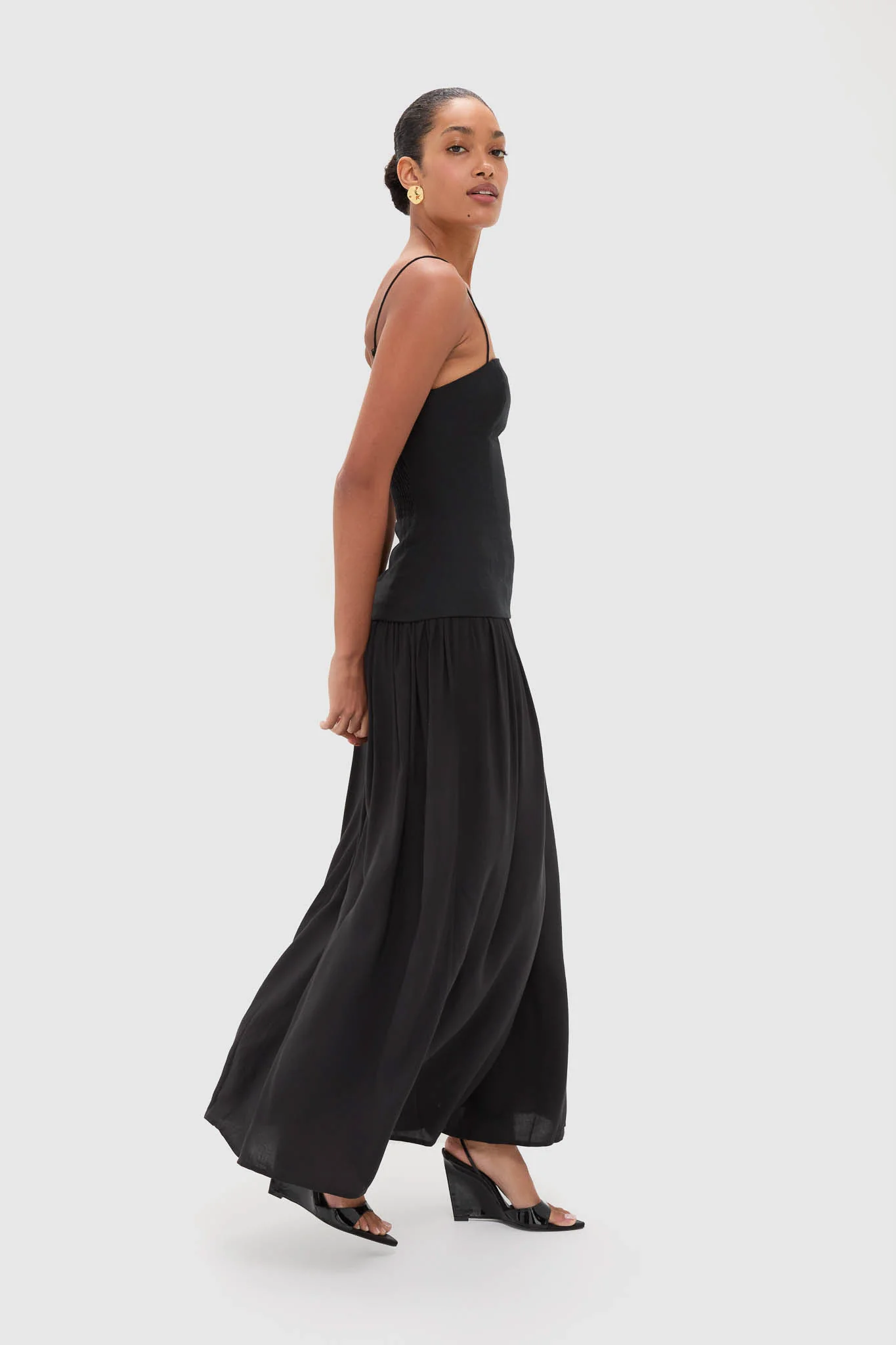 Black Lenise Maxi Dress - Image 3