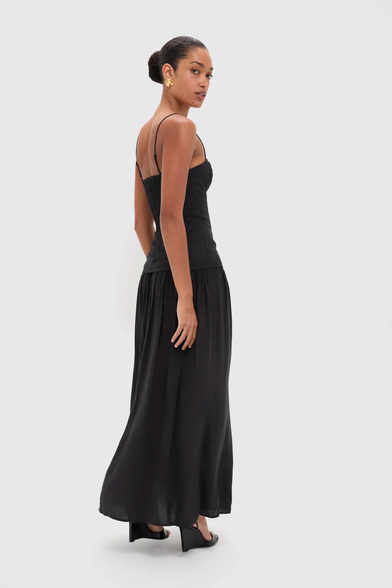 Black Lenise Maxi Dress - Image 4