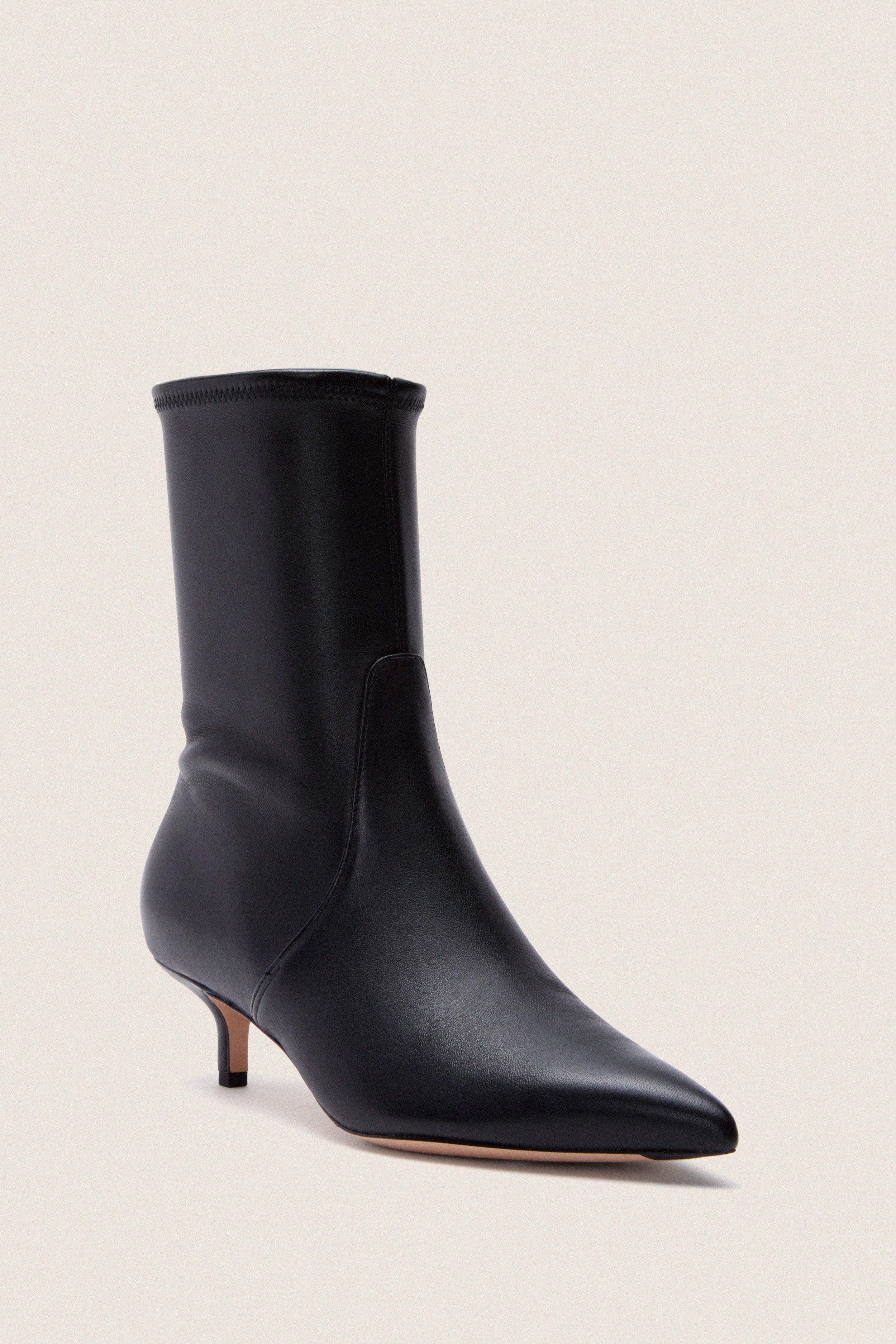 Black Lisa 45 Stretch Boots
