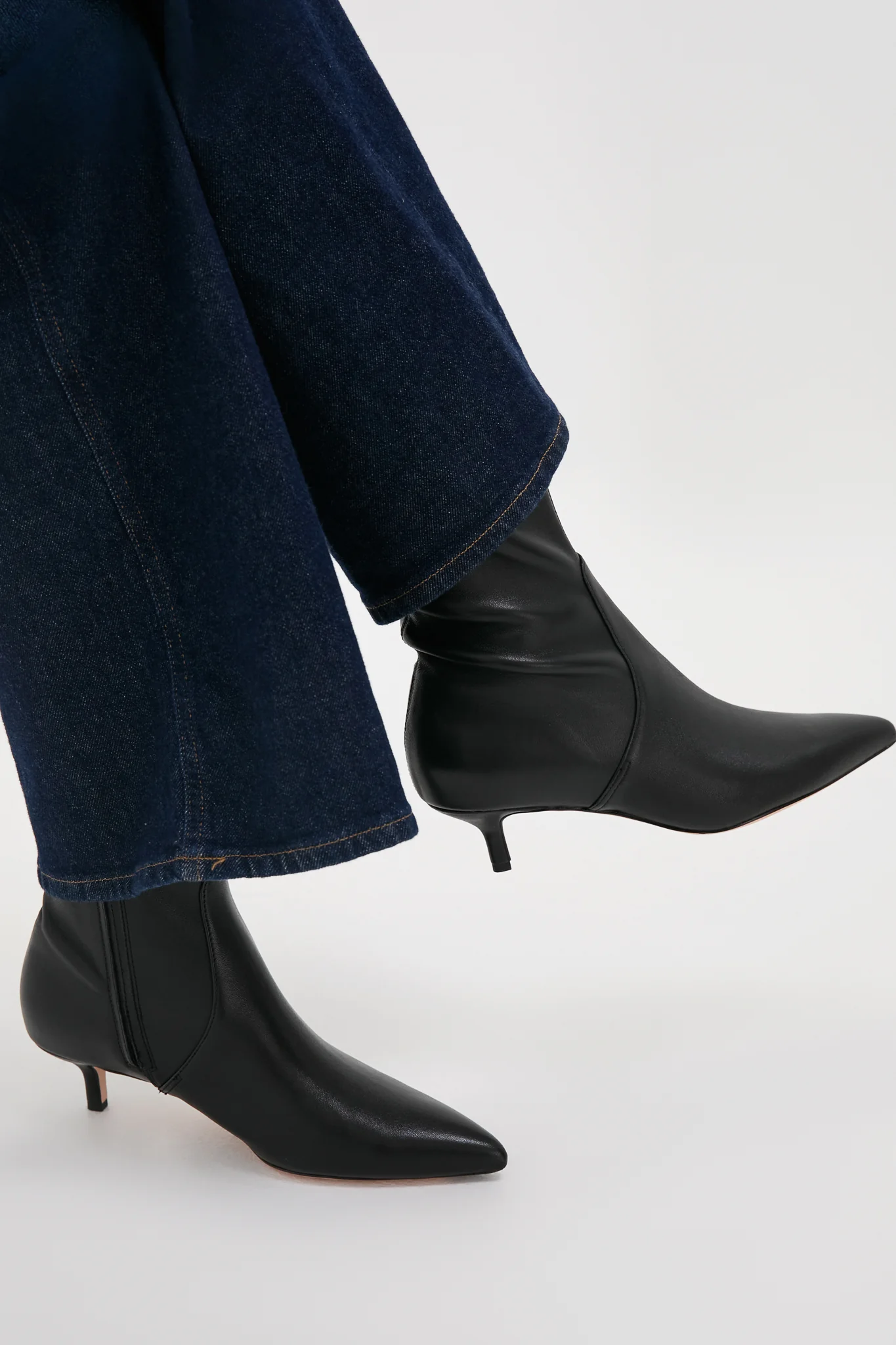 Black Lisa 45 Stretch Boots - Image 2
