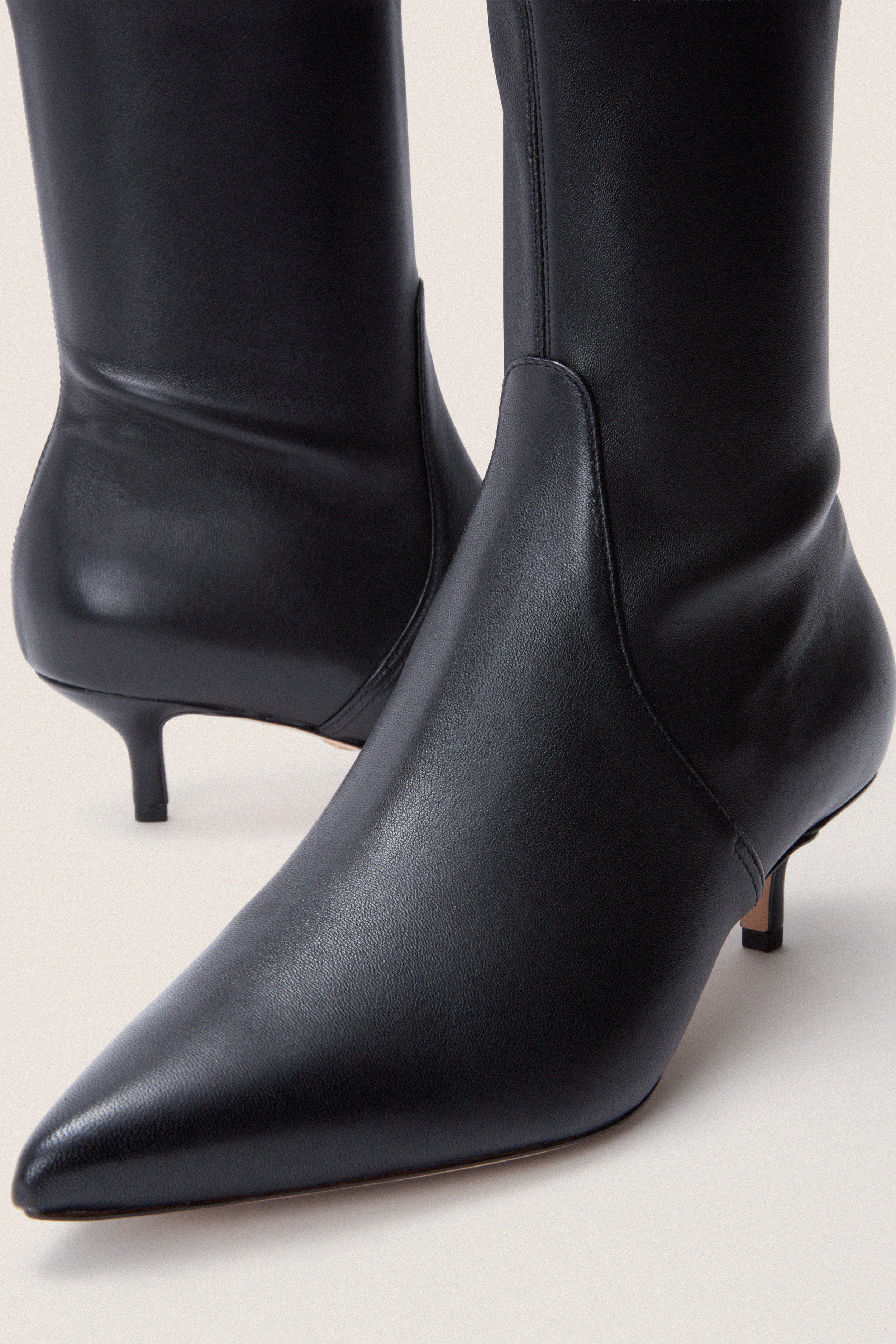 Black Lisa 45 Stretch Boots - Image 5