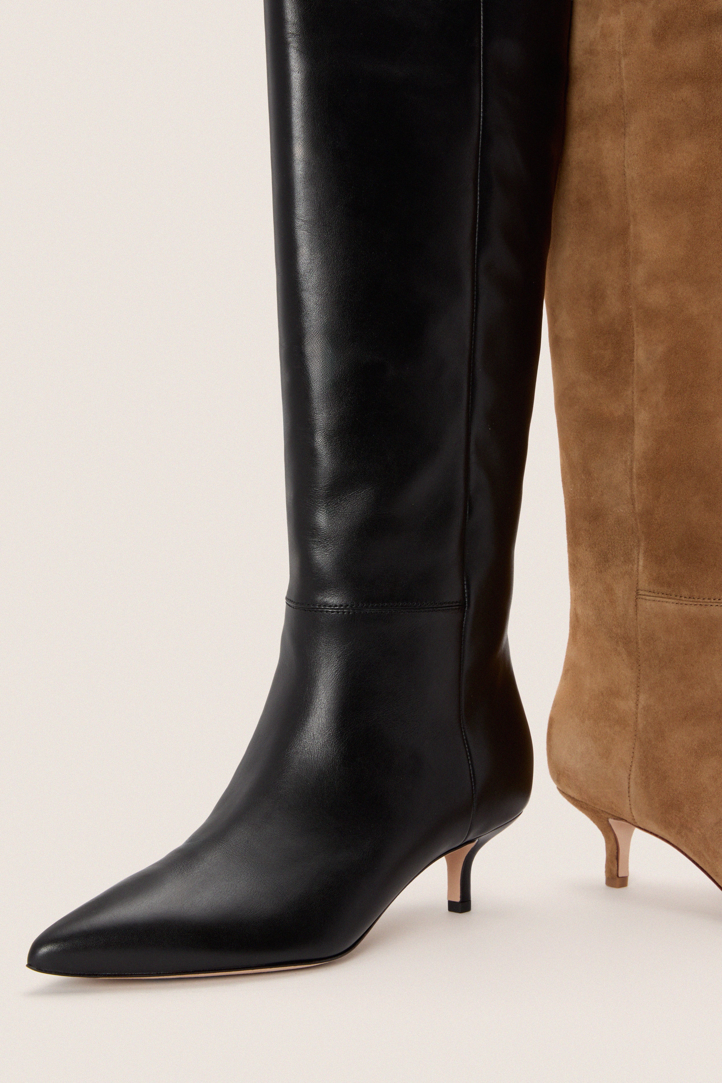 Black Lisa 45 Tall Shaft Boots - Image 5